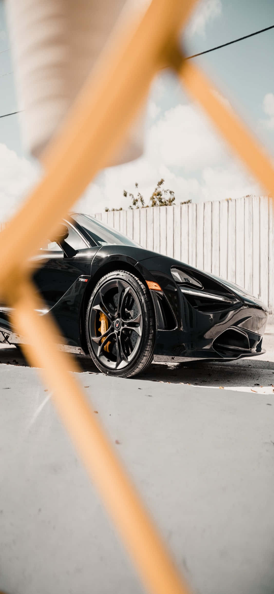 iPhone X Mclaren 720s Miami Bakgrunn Bakgrunner
