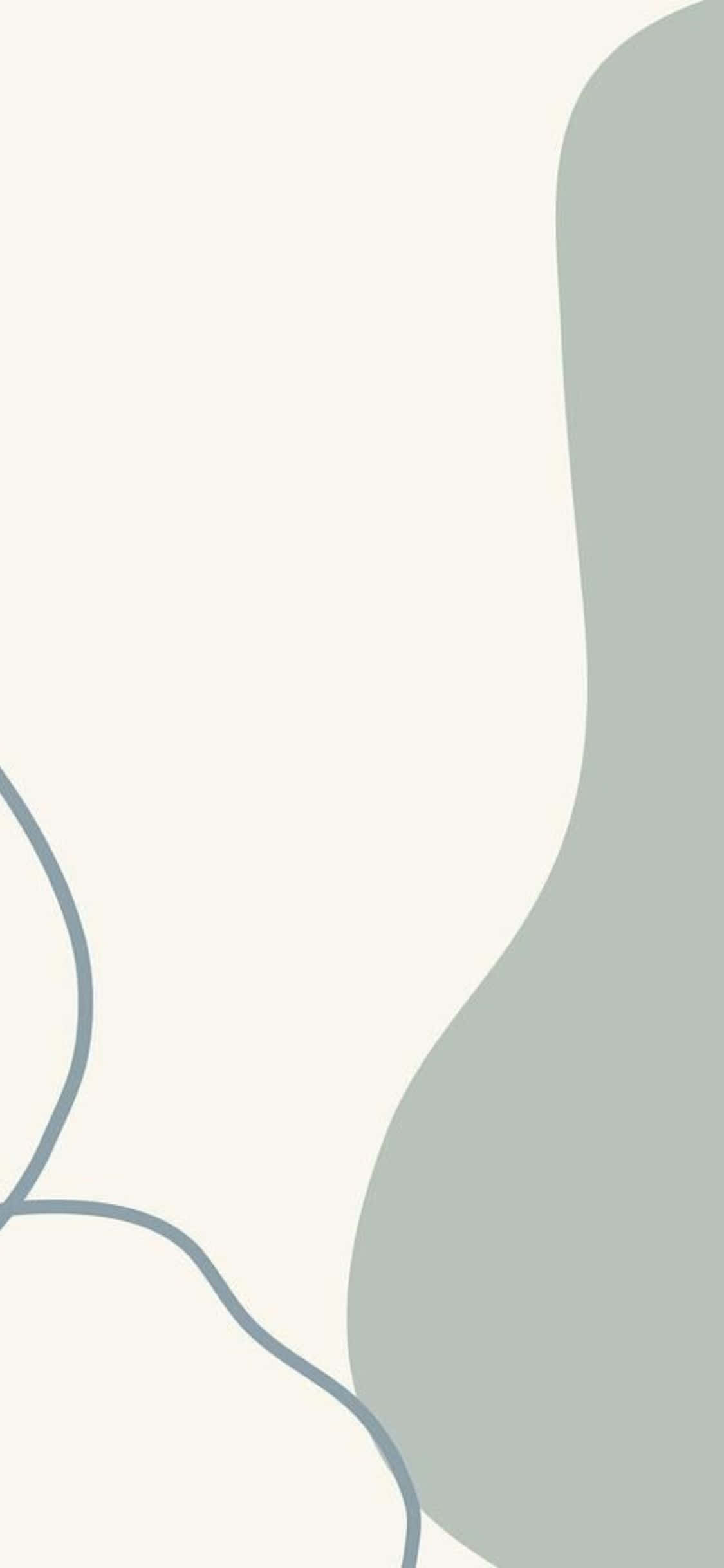 iPhone X minimal lys grønn bakgrunn Bakgrunner