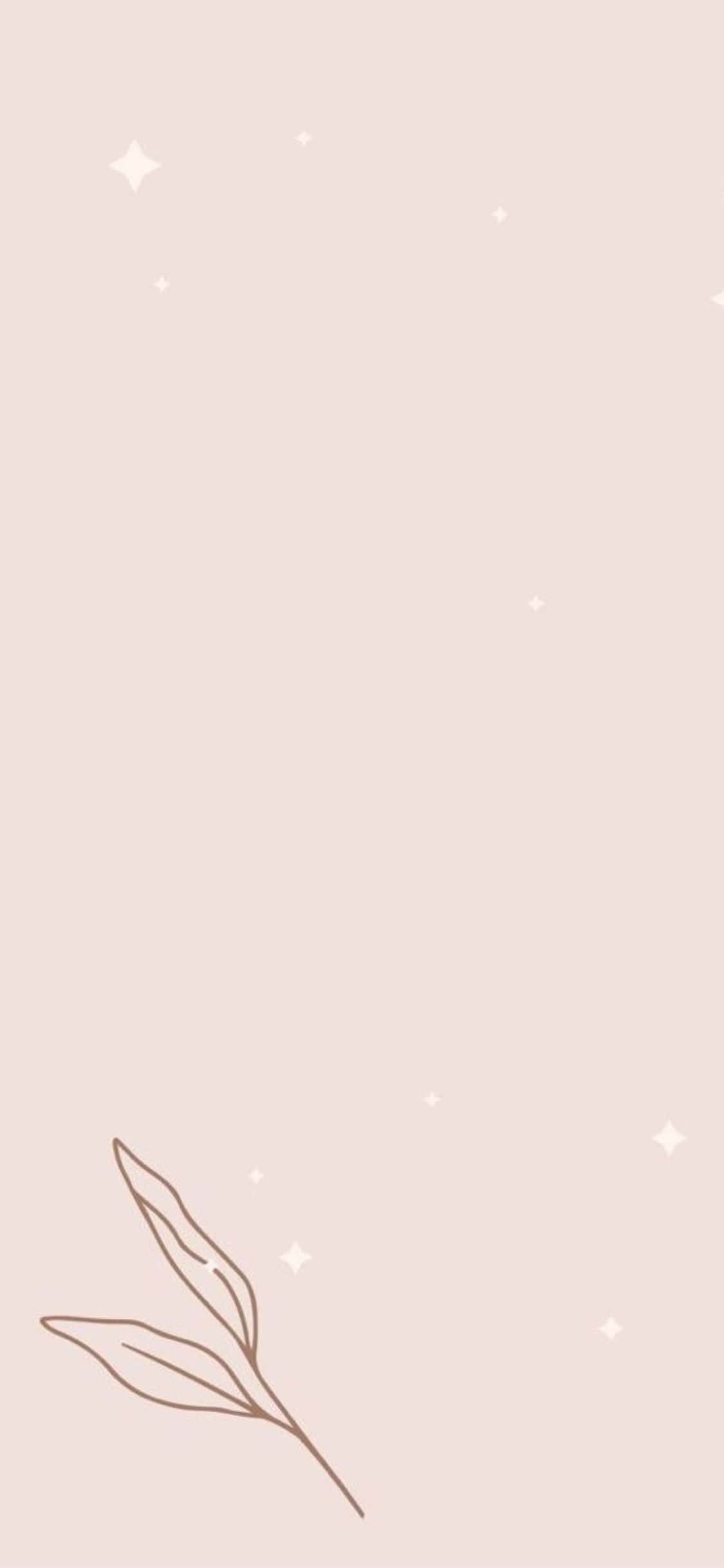 iPhone X Minimal Lys Beige Bakgrunn Bakgrunner