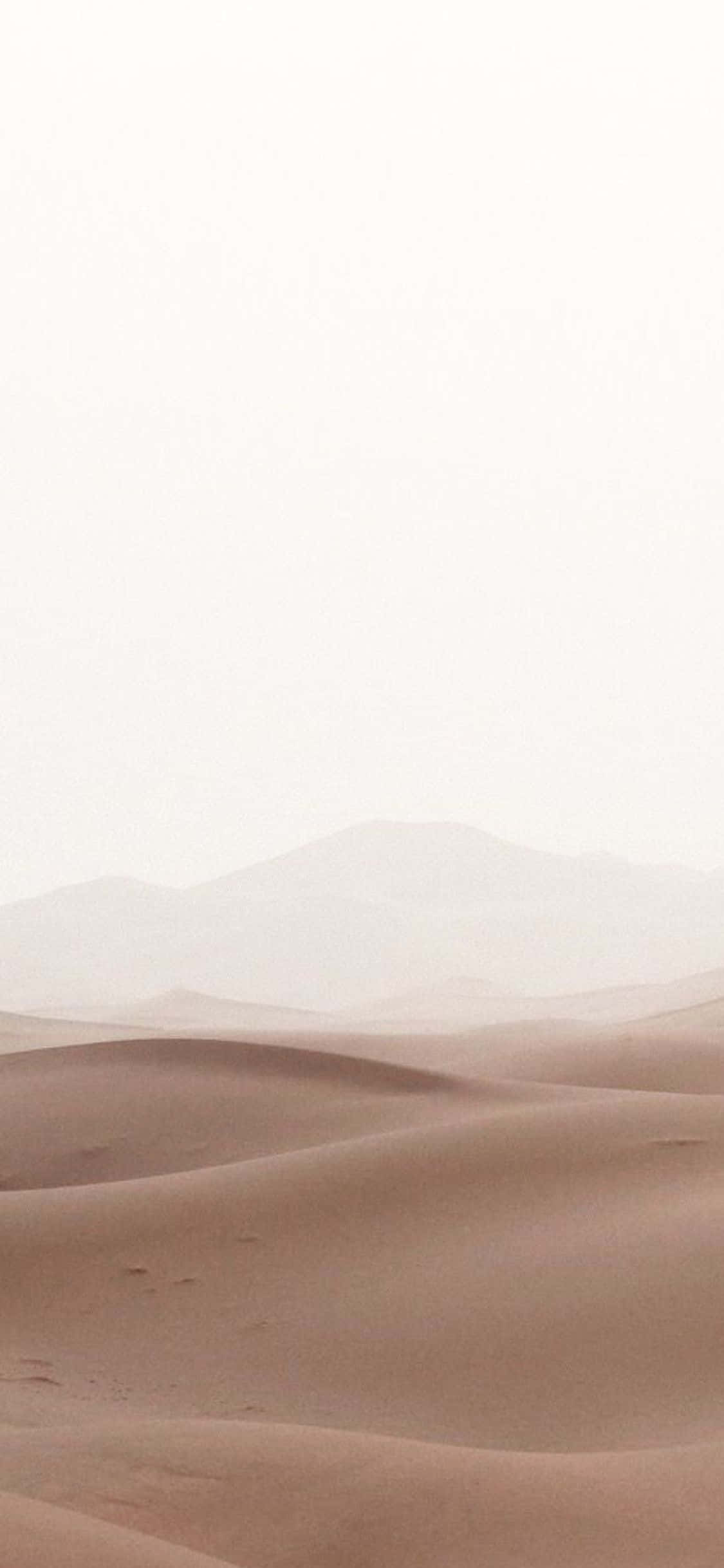 iPhone X Minimal Ørkensand Bakgrunn Bakgrunner