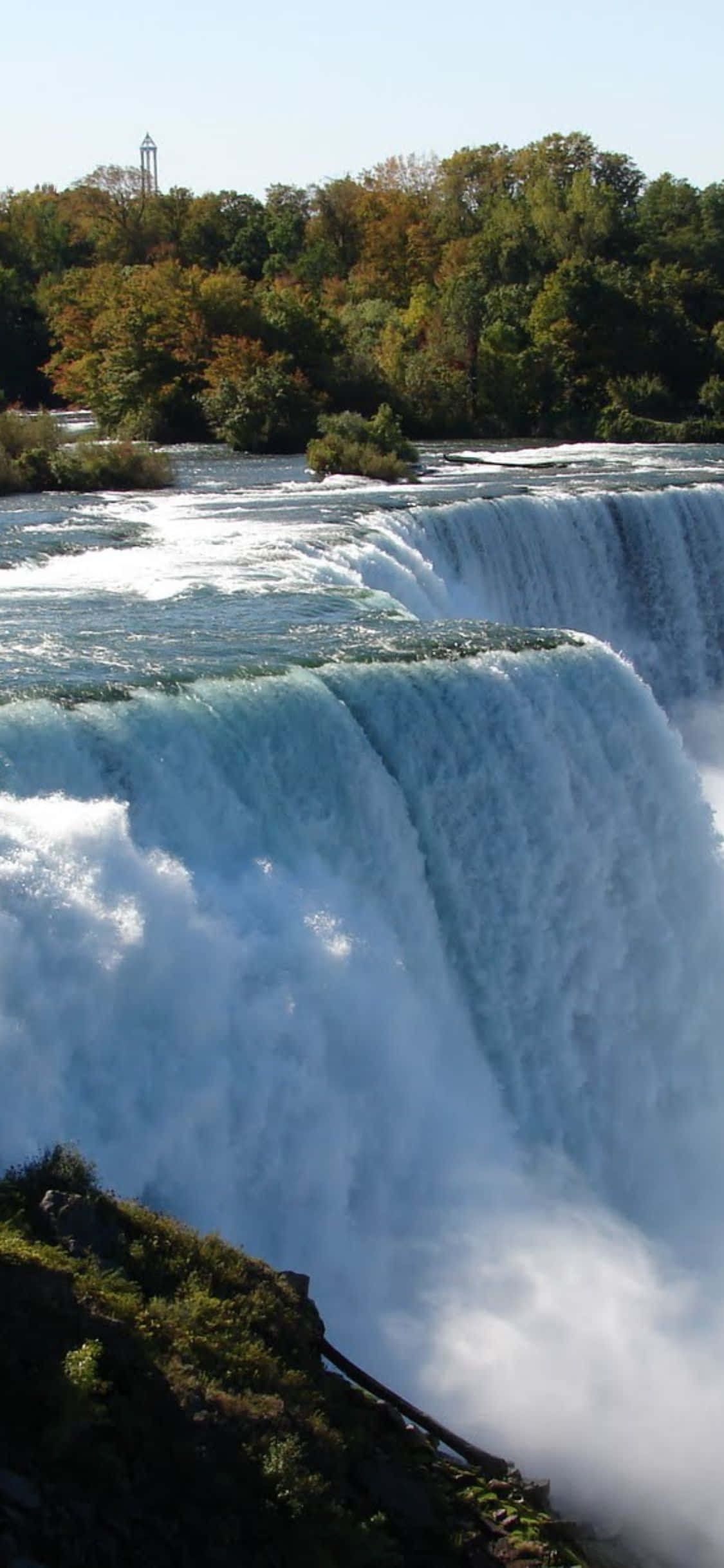 iPhone X Nærbilde Niagara Falls Bakgrunn Bakgrunner