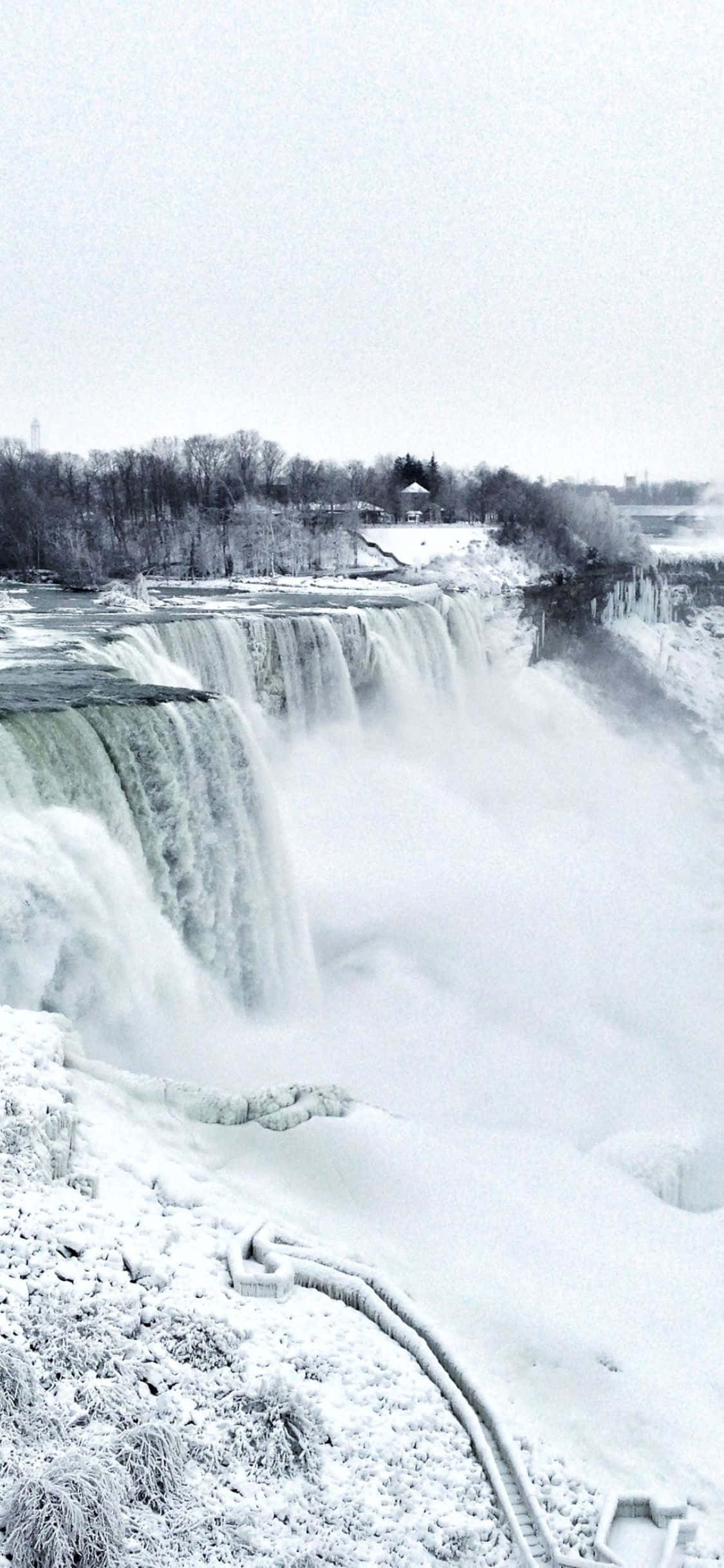 iPhone X Niagara Hvite Foss Bakgrunn Bakgrunner