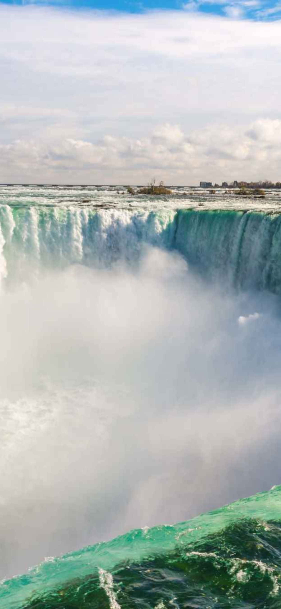 iPhone X Niagara Falls Destinasjon Bakgrunn Bakgrunner