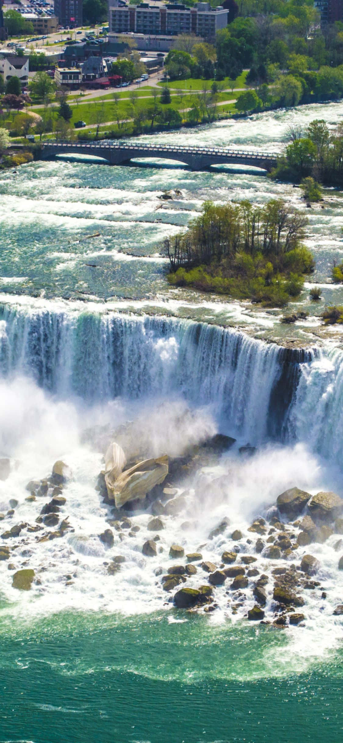 iPhone X Niagara Falls Canada Bakgrunn Bakgrunner