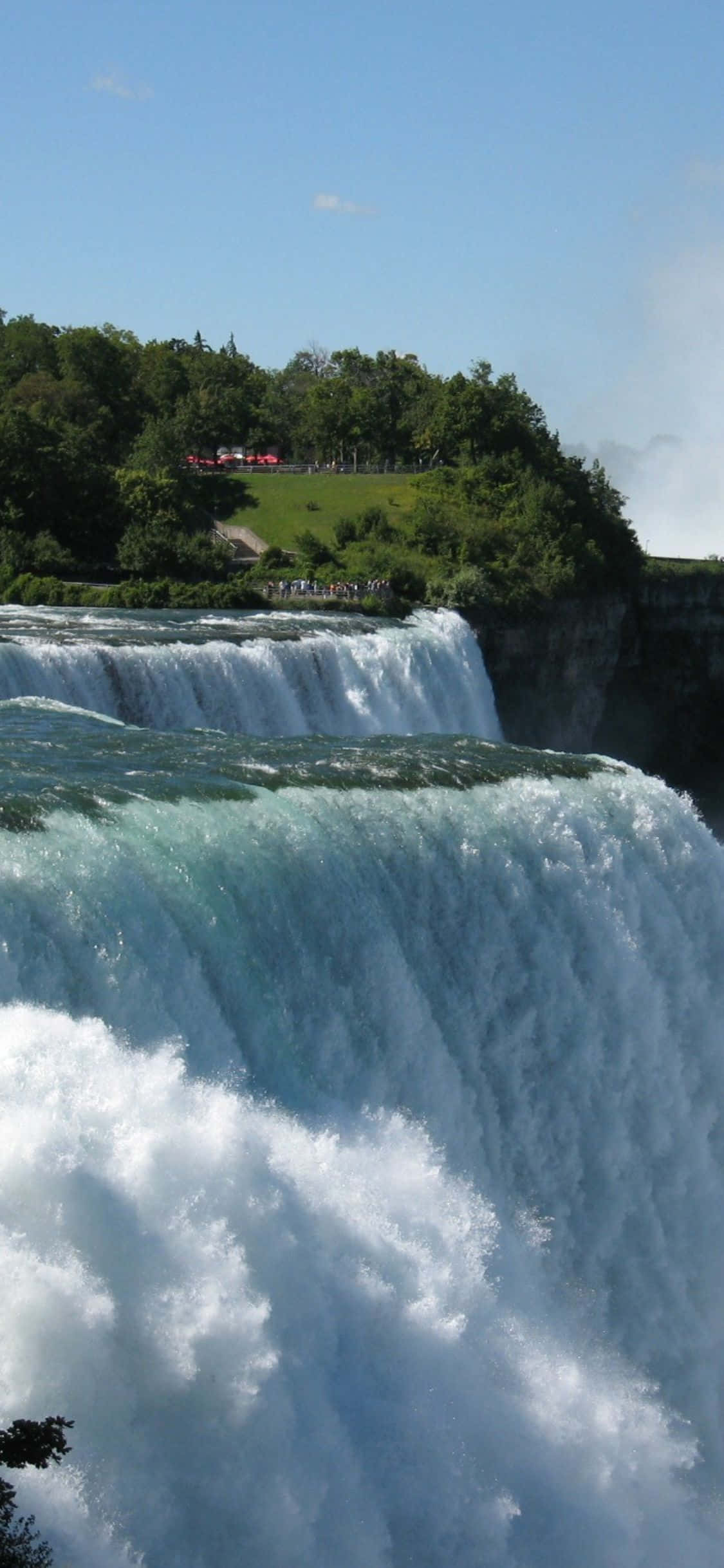 iPhone X Niagara Falls lagdelt bakgrunn Bakgrunner