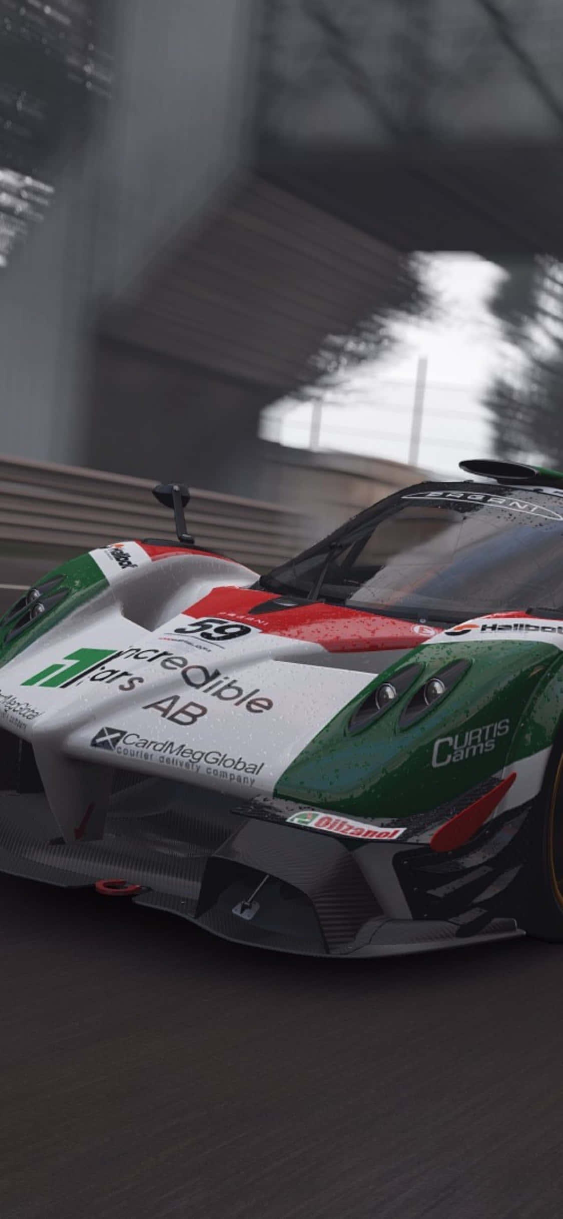 iPhone X Project Cars Bakgrunn Italiensk Racerbil Bakgrunner