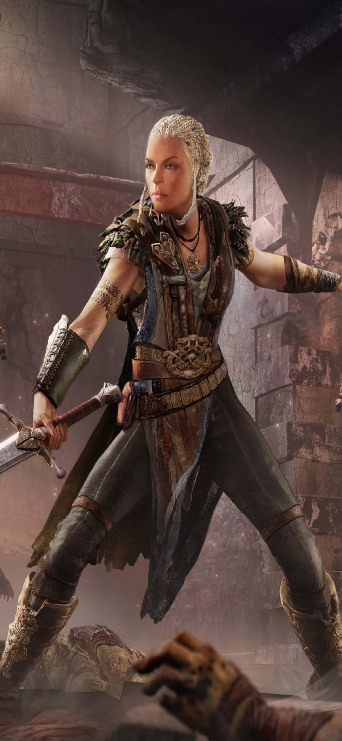 iPhone X Shadow Of Mordor Bakgrunn Lithariel Bakgrunner