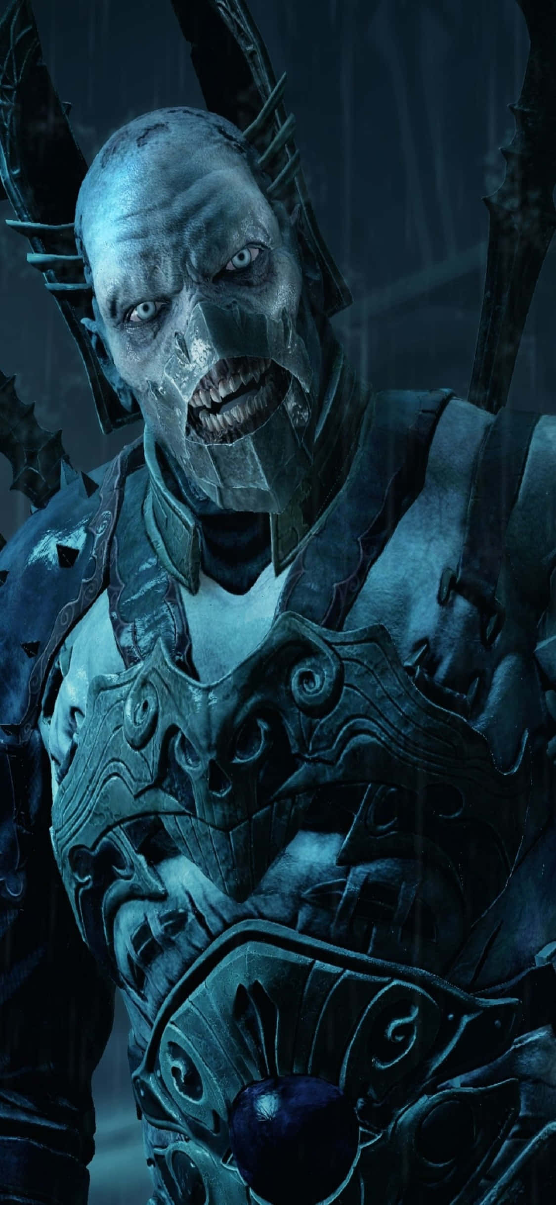 iPhone X Shadow Of Mordor Bakgrunn Saurons Tårn Bakgrunner
