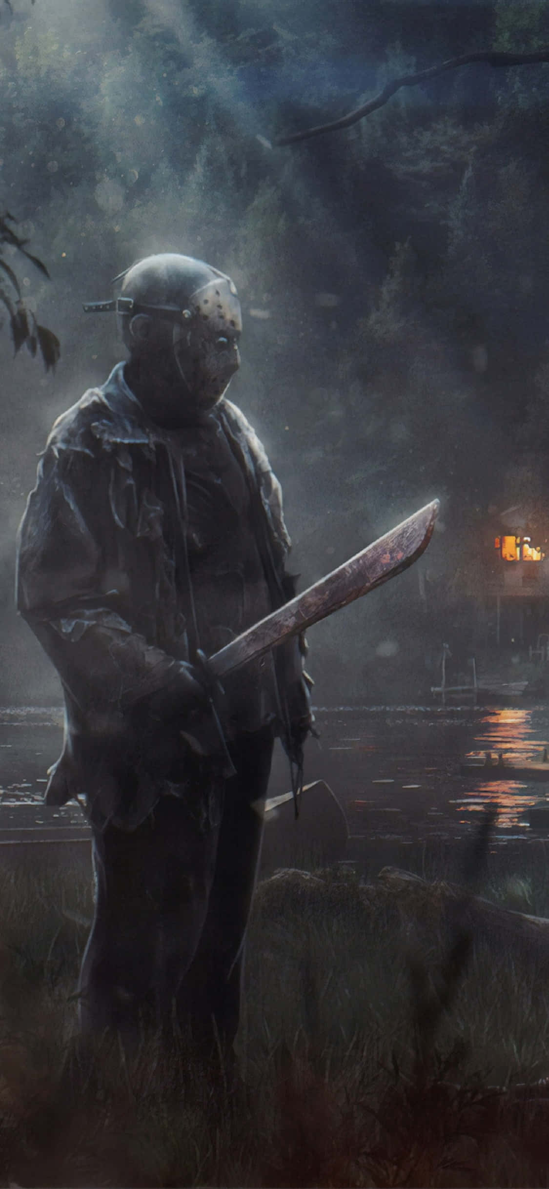 iPhone X Shadow Of Mordor Bakgrunn Jason Voorhees Bakgrunner
