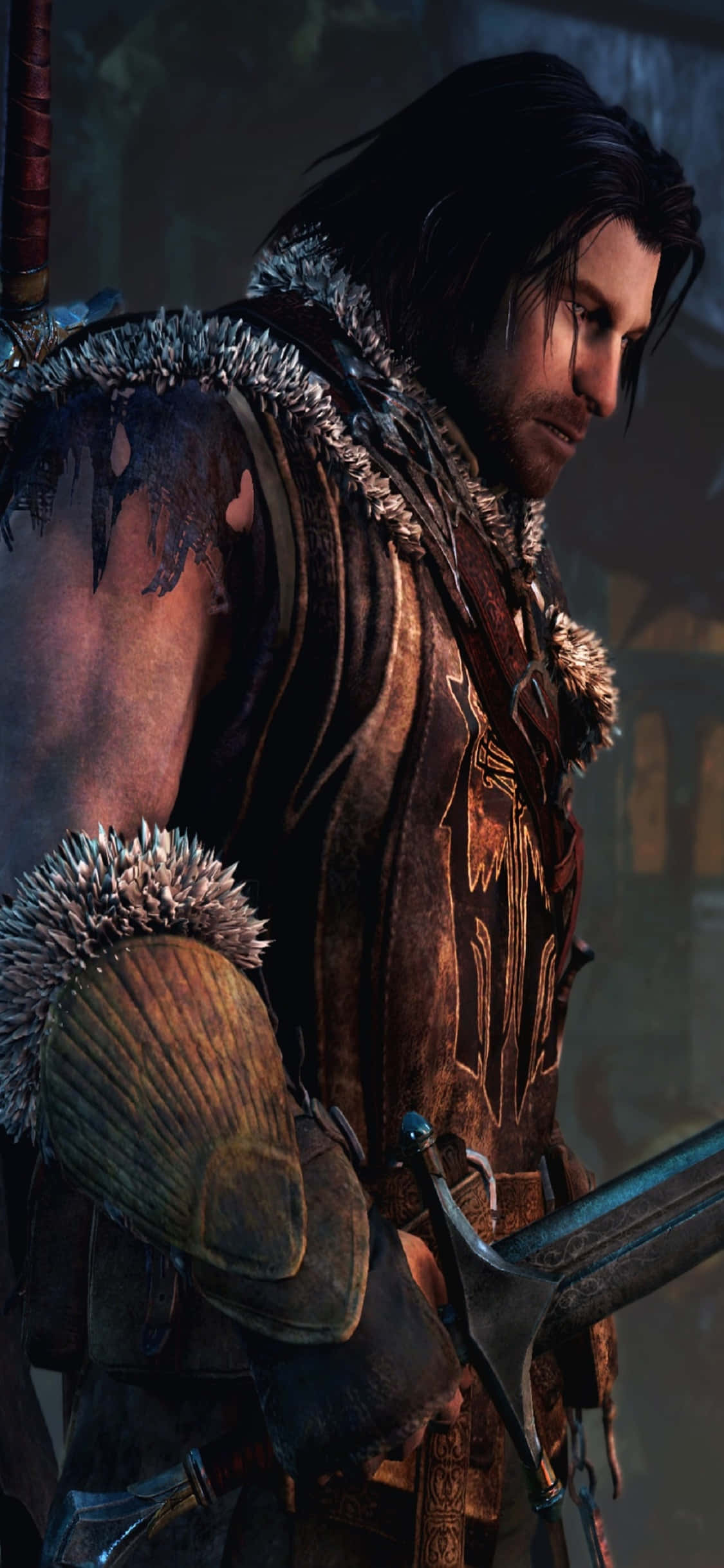 iPhone X Shadow Of Mordor Bakgrunn Talion Bakgrunner