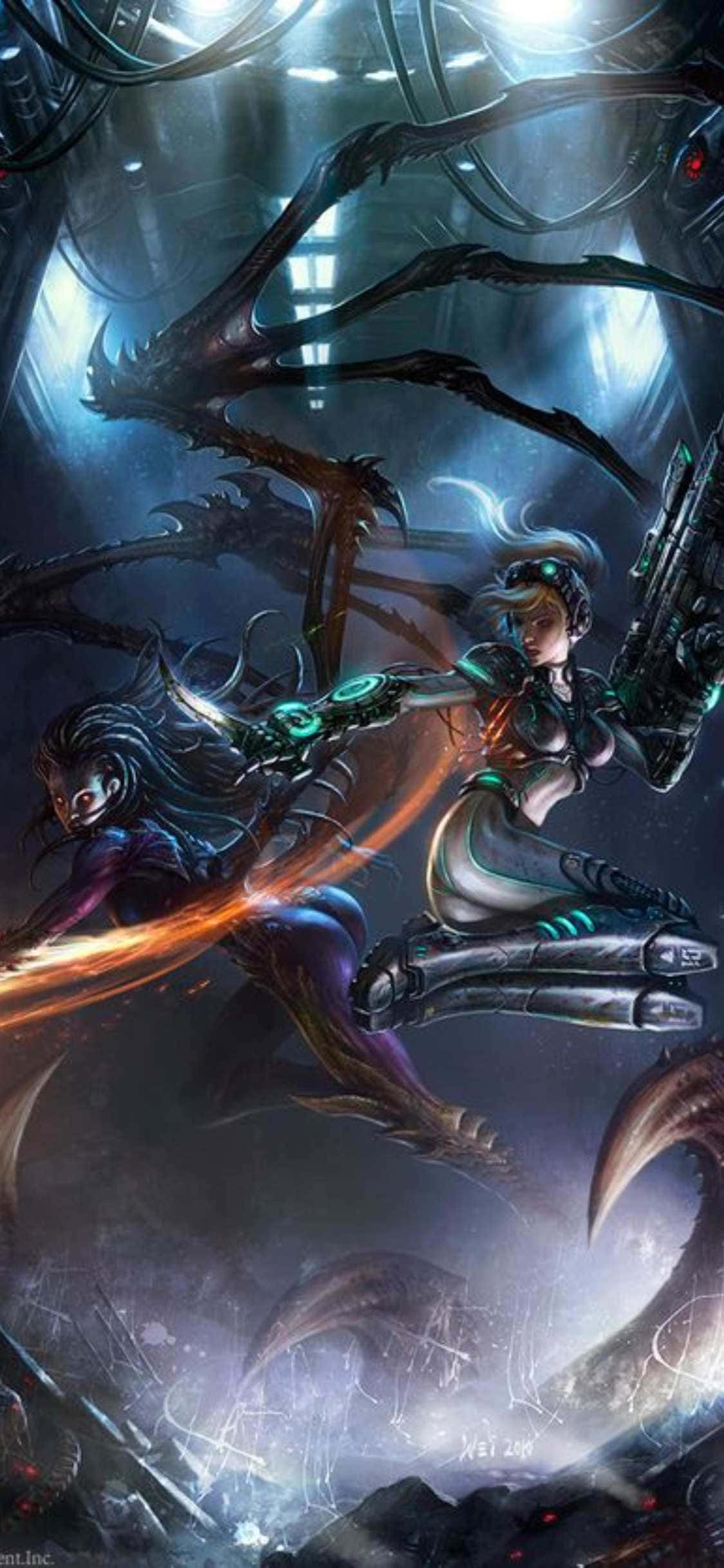 iPhone X Starcraft Ii Bakgrunn Sarah Nova Bakgrunner
