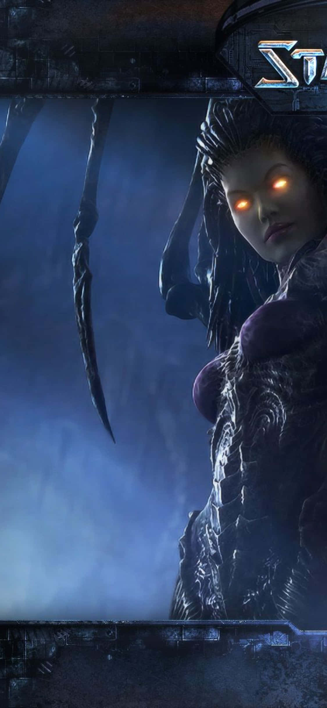 iPhone X Starcraft Ii bakgrunn gule øyne Bakgrunner