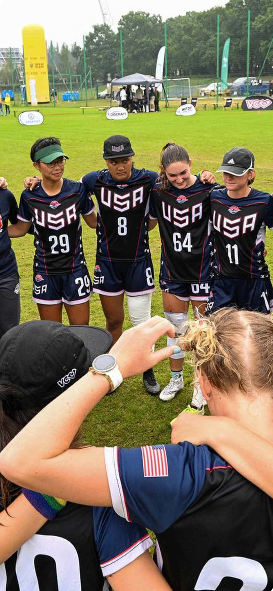 iPhone X Ultimate Frisbee bakgrunnssirkel Bakgrunner