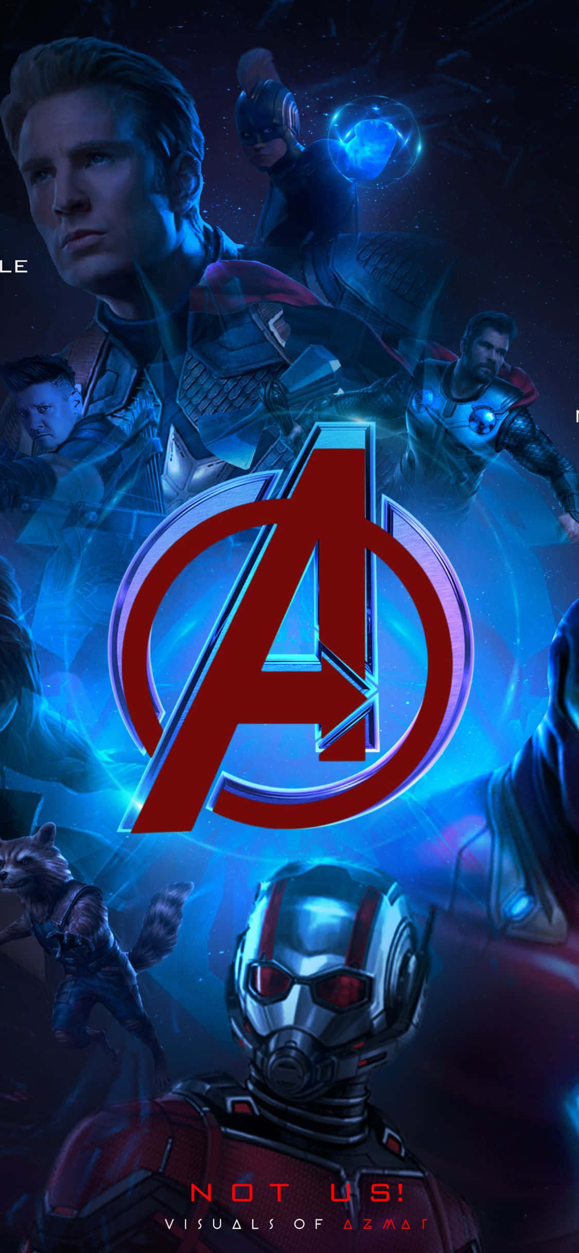 iPhone XS Avengers-bakgrunn med Ant Man Bakgrunner