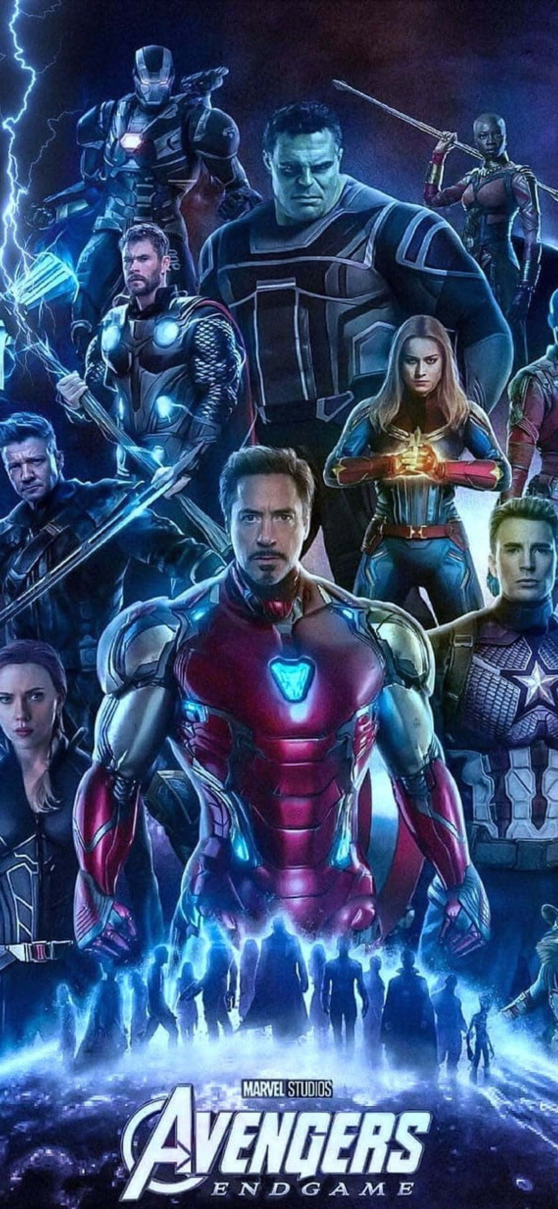 iPhone XS Avengers Endgame filmplakatbakgrunn Bakgrunner