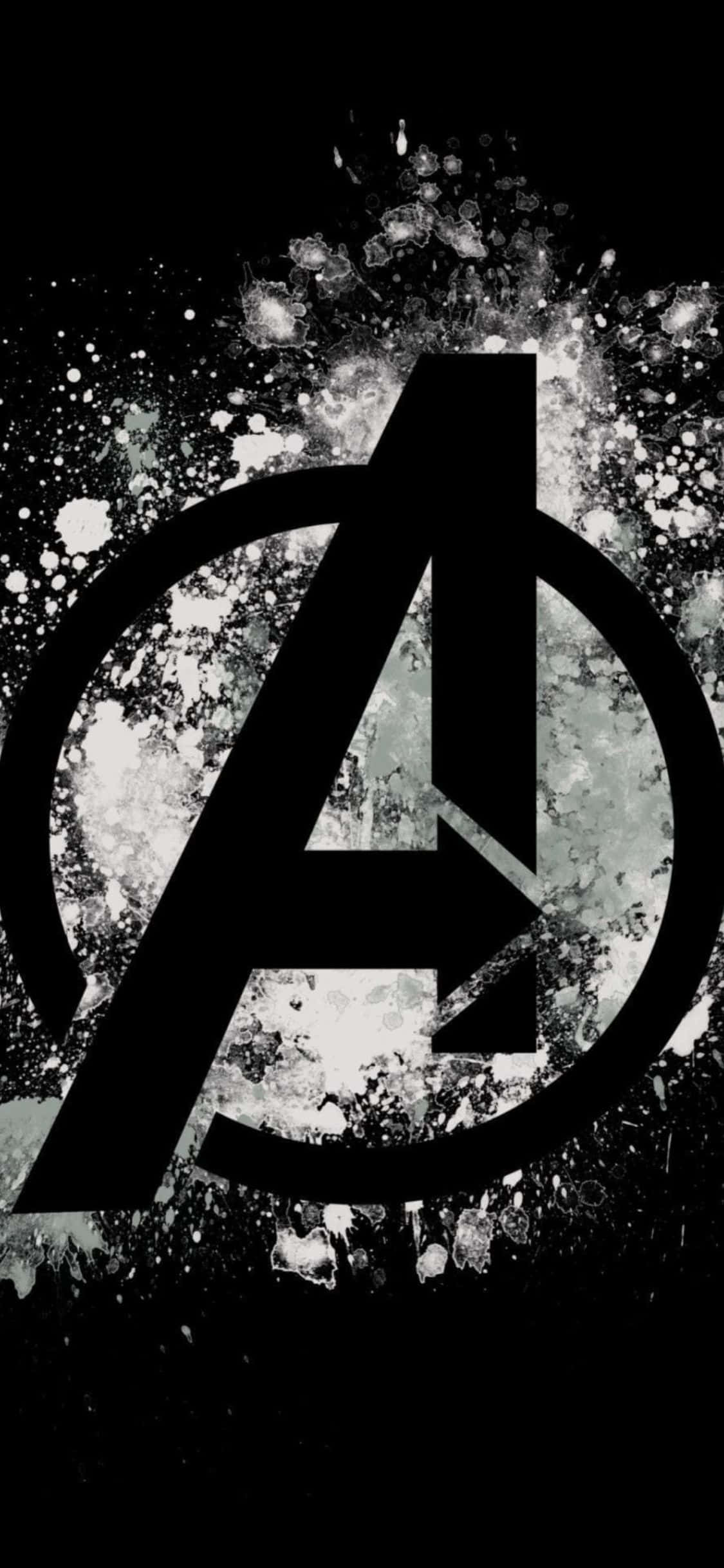 iPhone XS Avengers logo abstrakt bakgrunn Bakgrunner