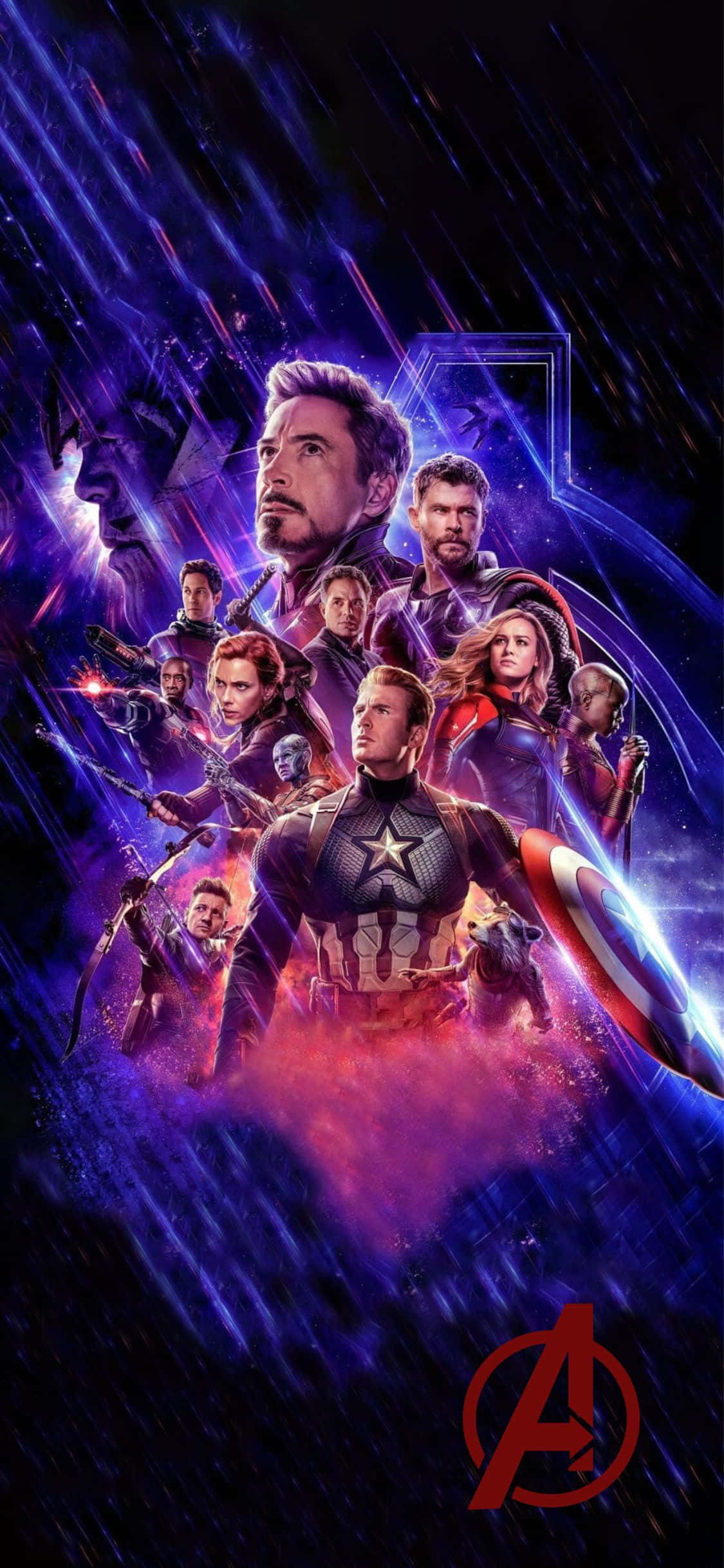 iPhone XS Avengers-bakgrunn fan-made kunst Bakgrunner