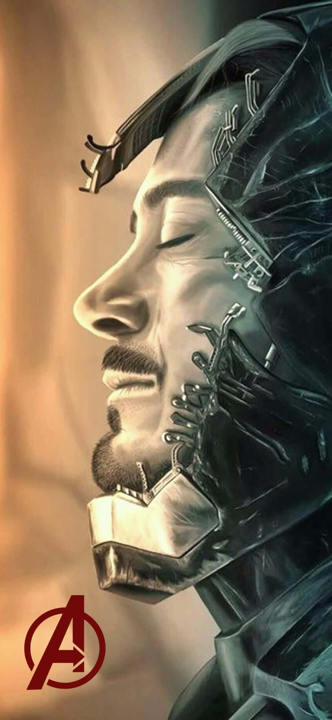 iPhone XS Avengers bakgrunn Tony Stark hvile Bakgrunner