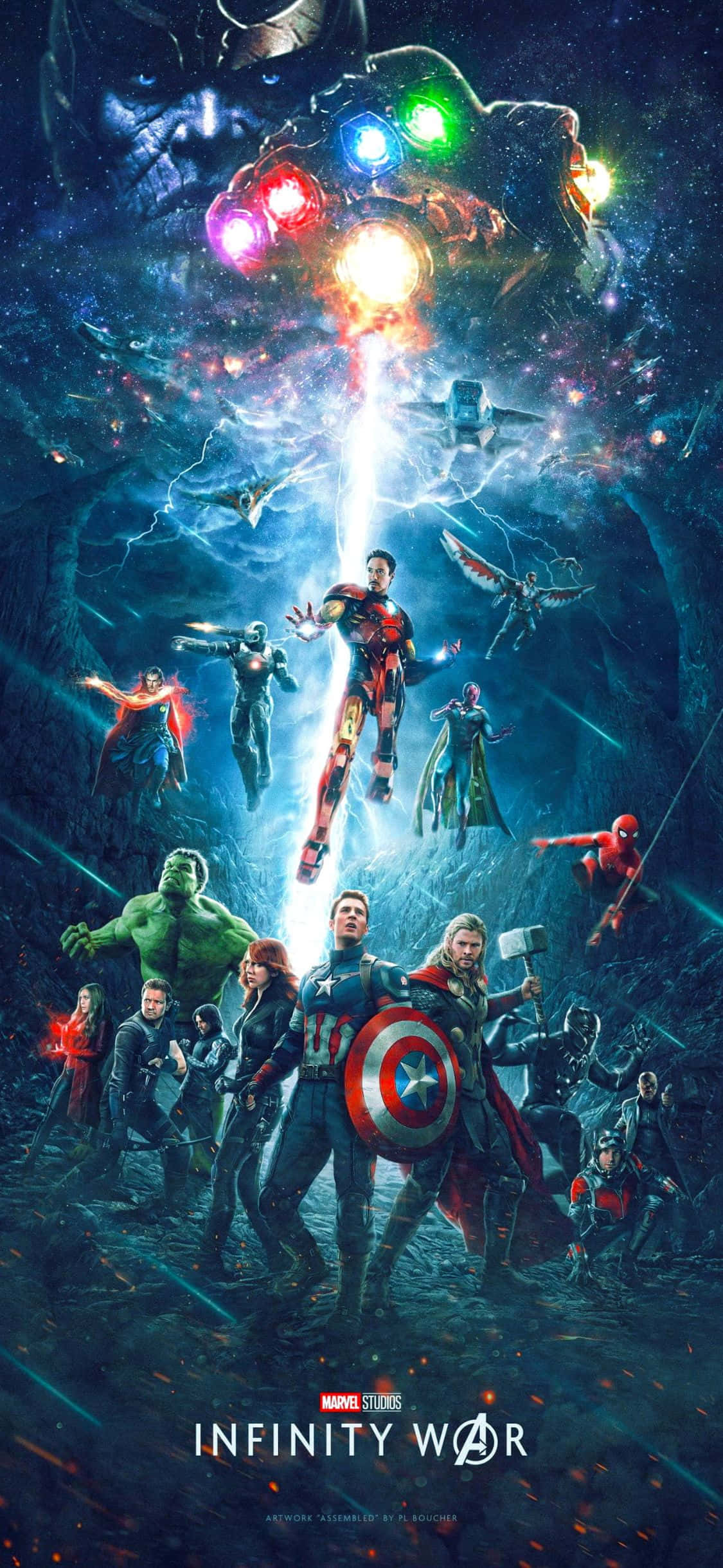 iPhone XS Avengers Infinity War bakgrunn Bakgrunner