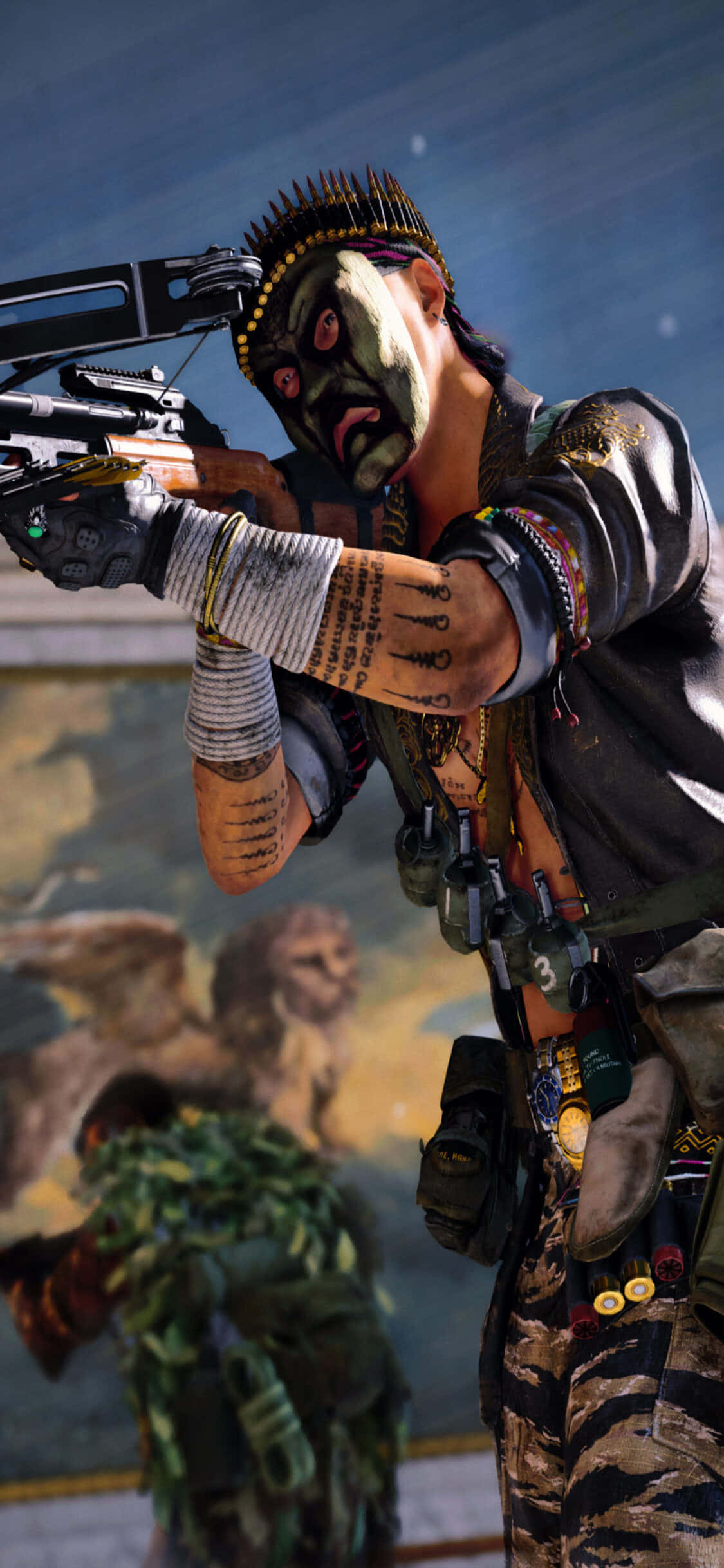 iPhone Xs Call Of Duty Black Ops Cold War Armbrøst Bakgrunn Bakgrunner