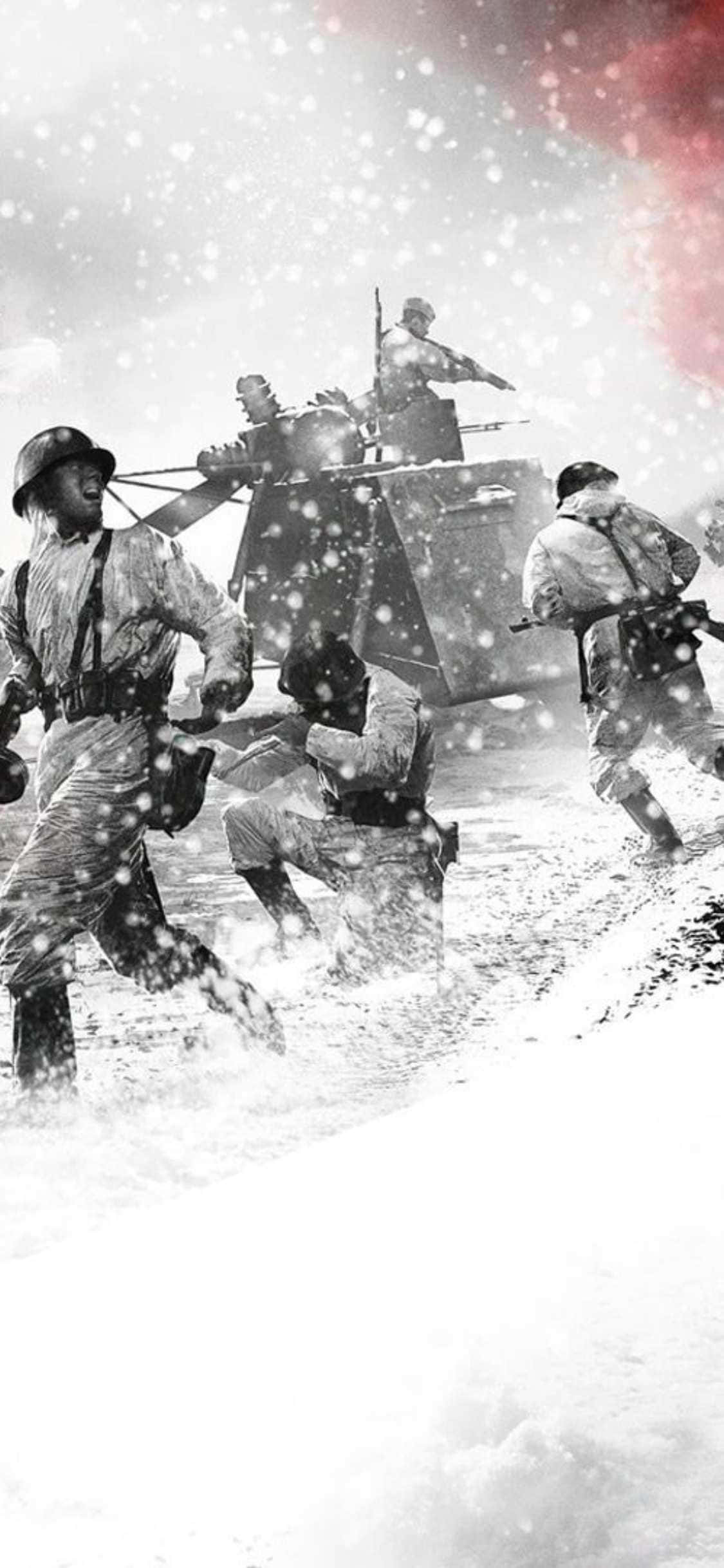 iPhone Xs Company Of Heroes 2-bakgrunn i elv Bakgrunner