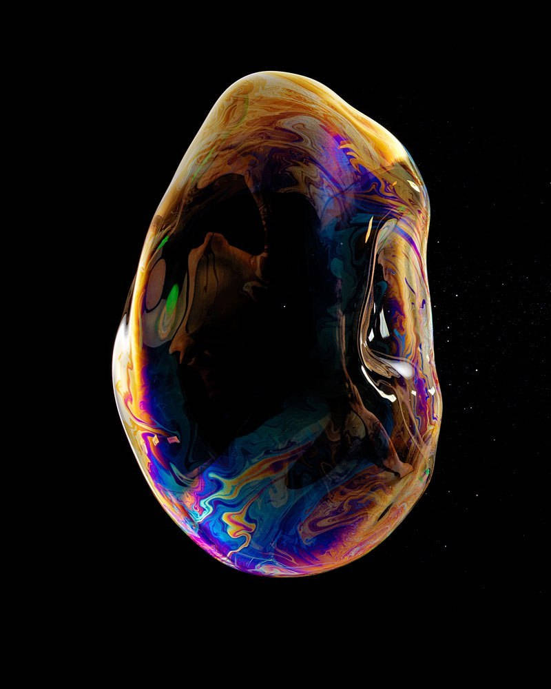 iPhone Xs Forvrengt Sirkel Bakgrunner