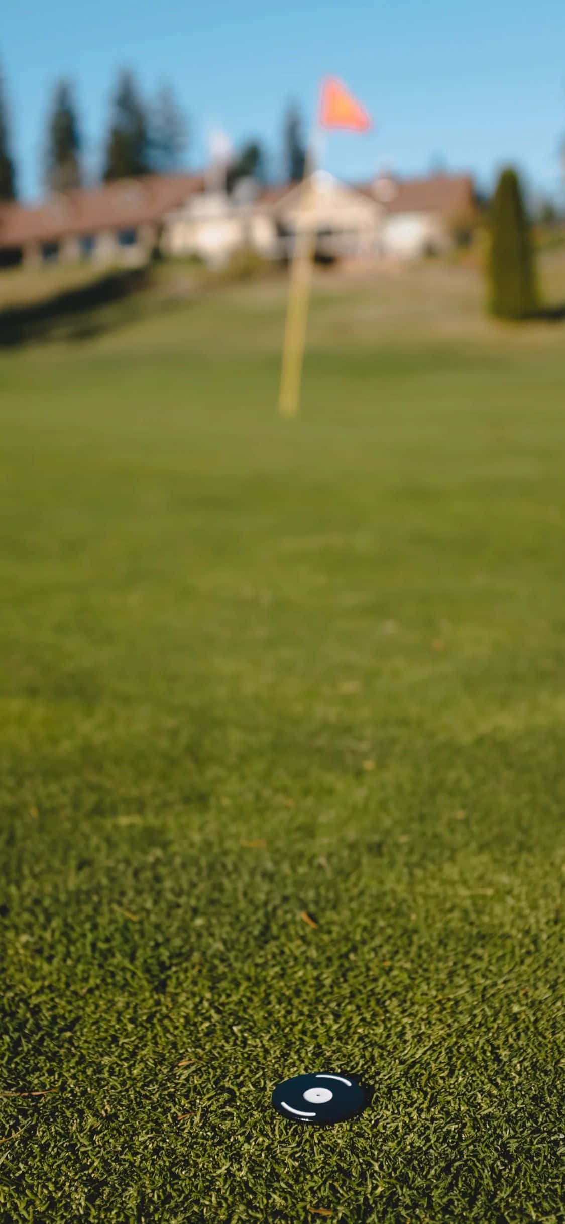iPhone Xs Golfbakgrunn CC på golfbane Bakgrunner
