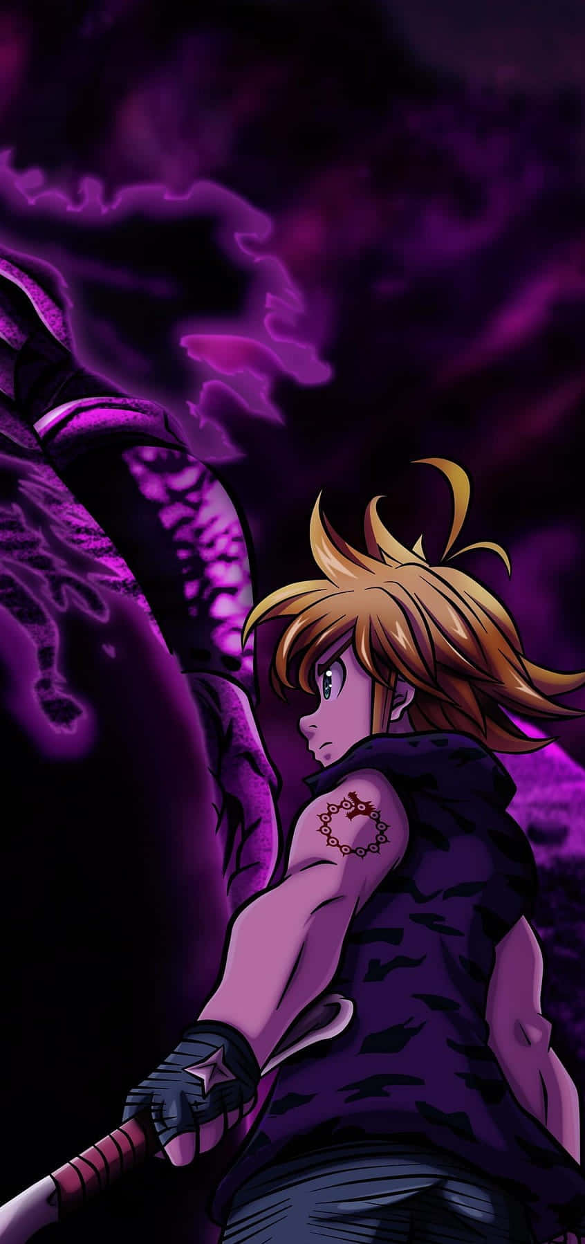 iPhone Xs Max Apple Bakgrunn Meliodas Bakgrunner