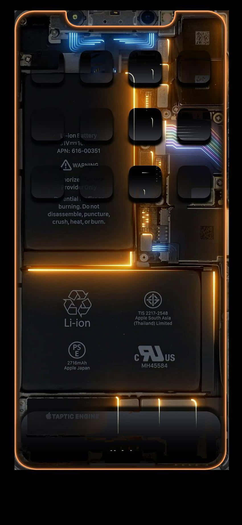 iPhone Xs Max Apple Bakgrunn Eksterne Deler Bakgrunner