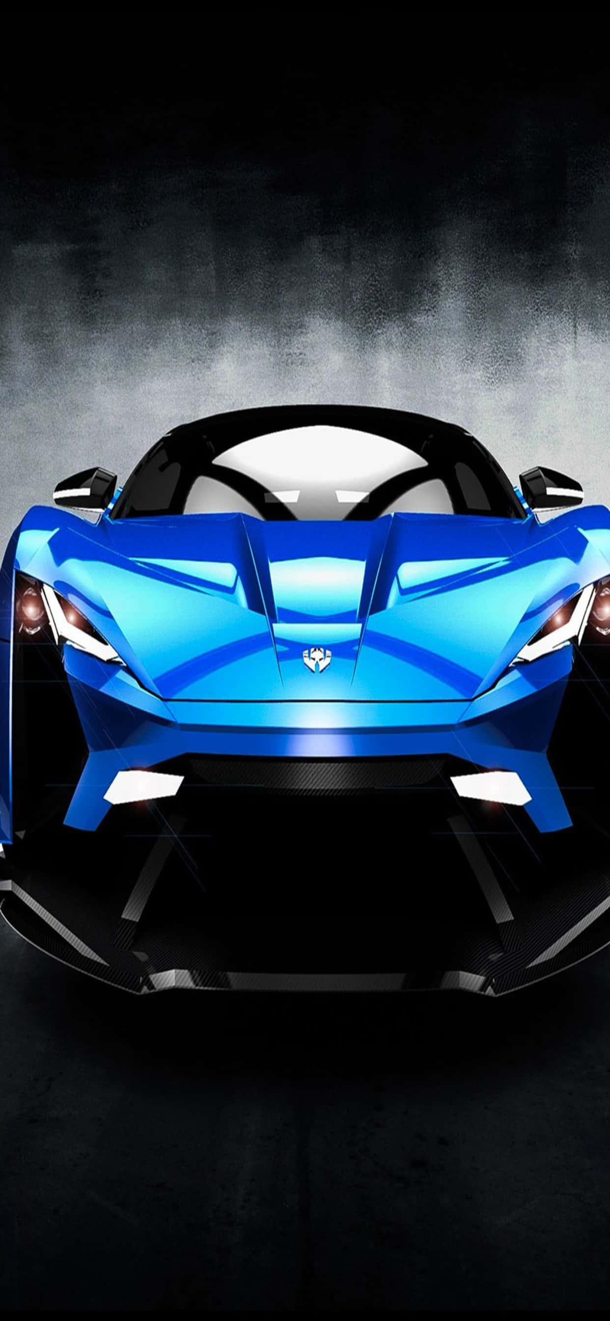 iPhone Xs Max Ferrari Bakgrunn Blå W Motors Lykan HyperSport Bakgrunner