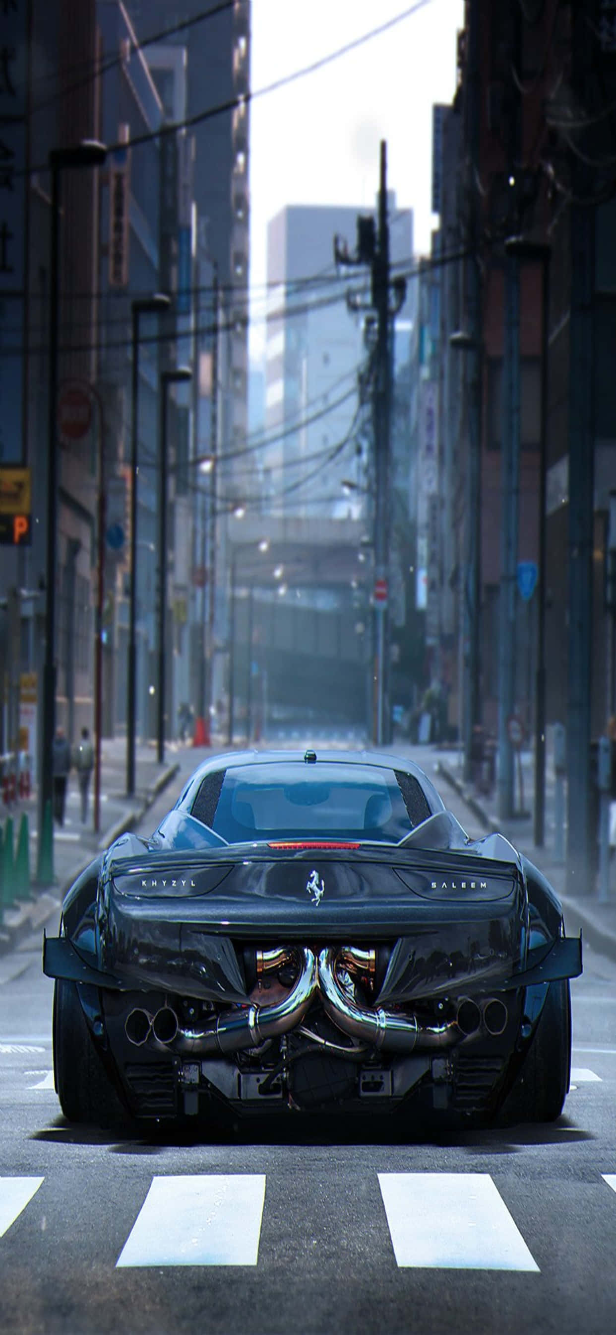iPhone Xs Max Ferrari Bakgrunn Svart Ferrari 458 Bakgrunner
