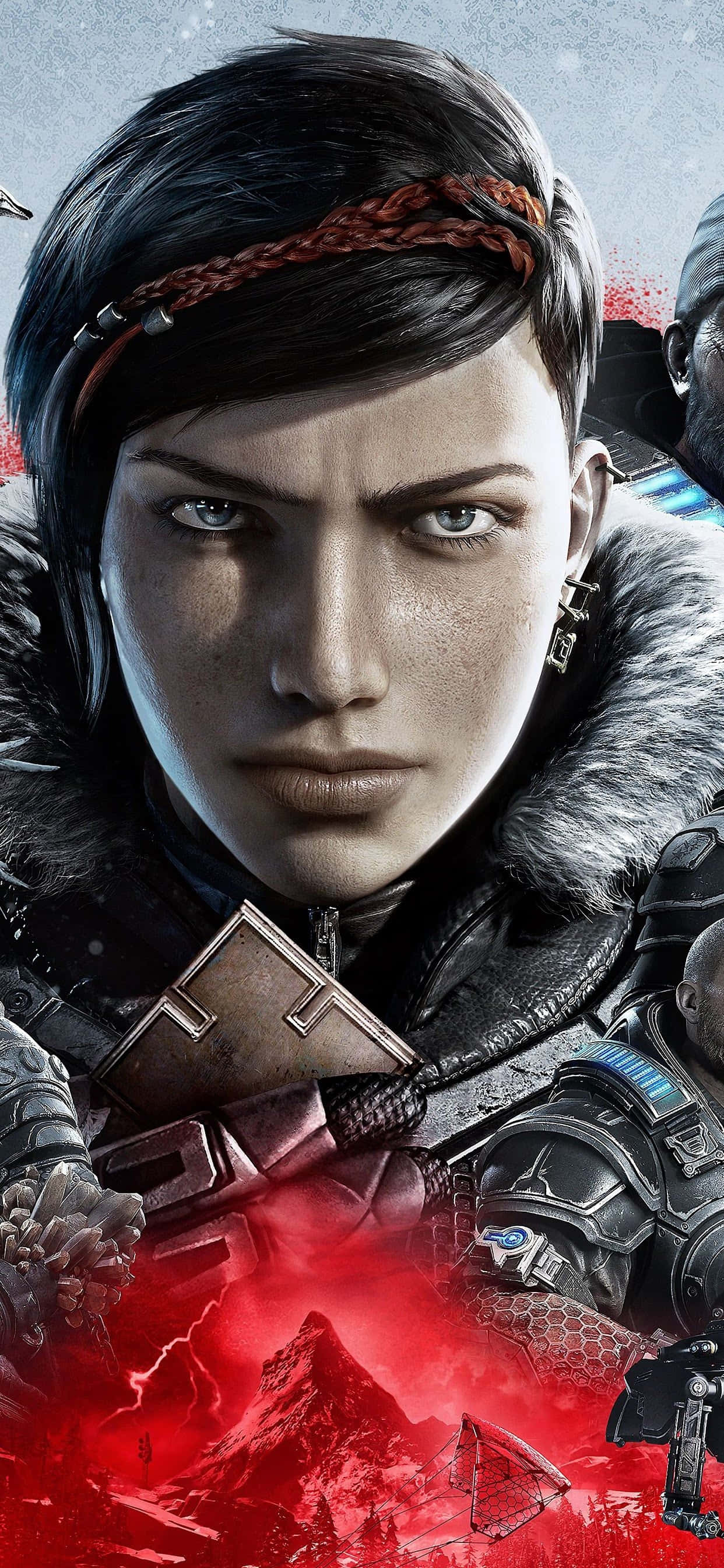 iPhone XS Max Gears Of War 5 Alvorlig Kait Bakgrunn Bakgrunner