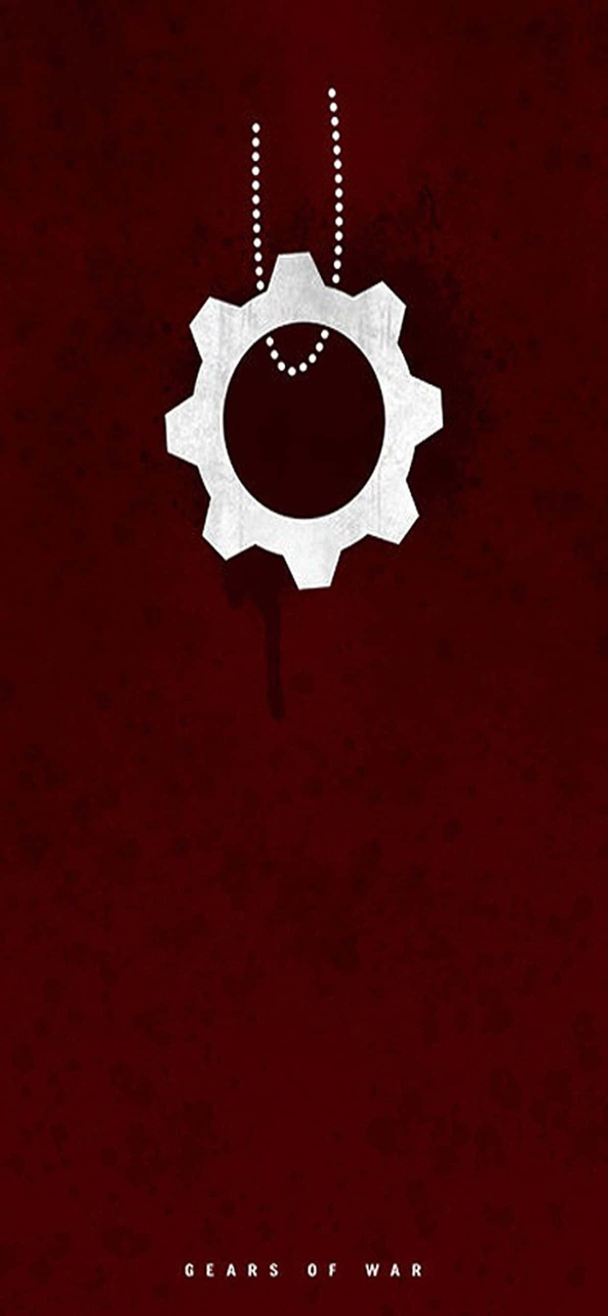 iPhone XS Max Gears Of War 5 Halskjede Logo Bakgrunn Bakgrunner