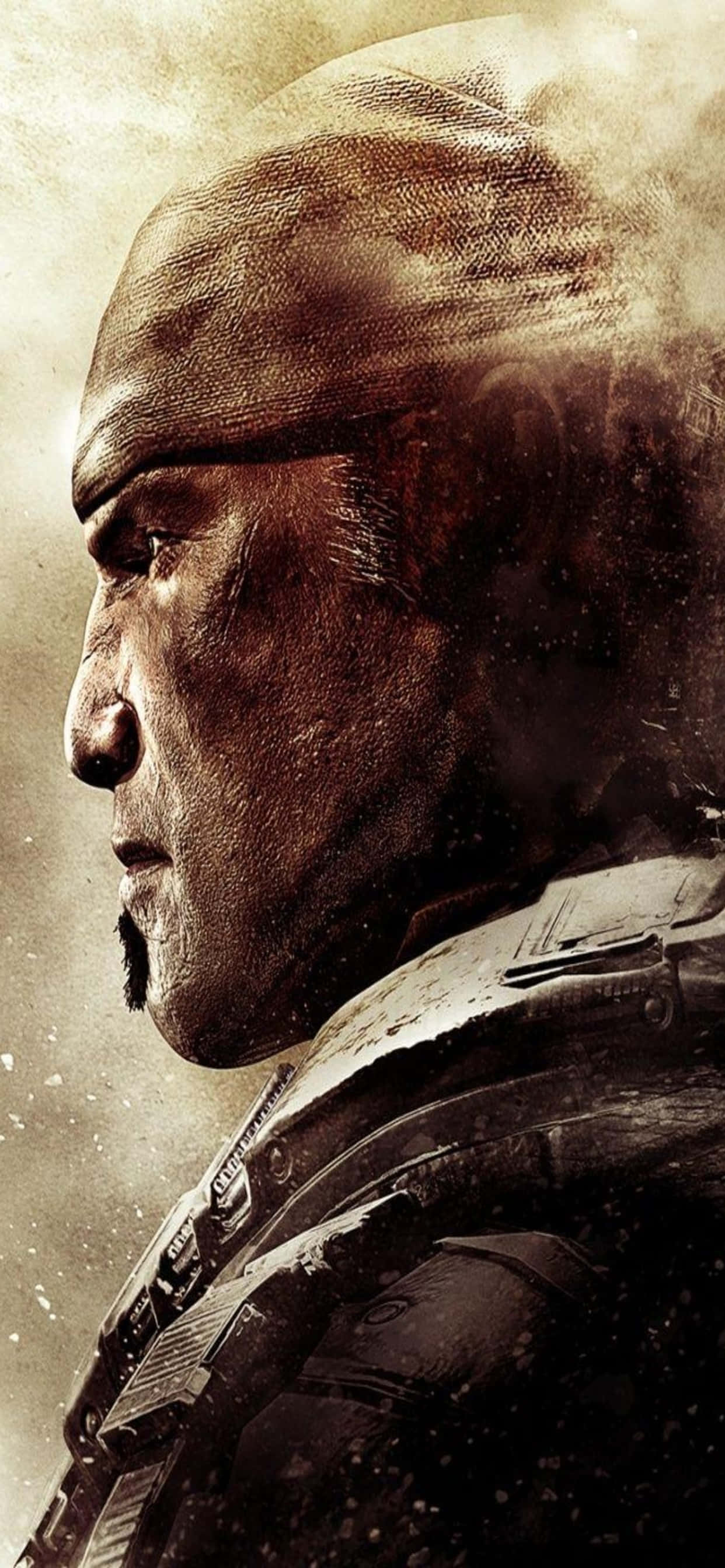 iPhone XS Max Gears Of War 5 Marcus Fenix med bandana bakgrunn Bakgrunner