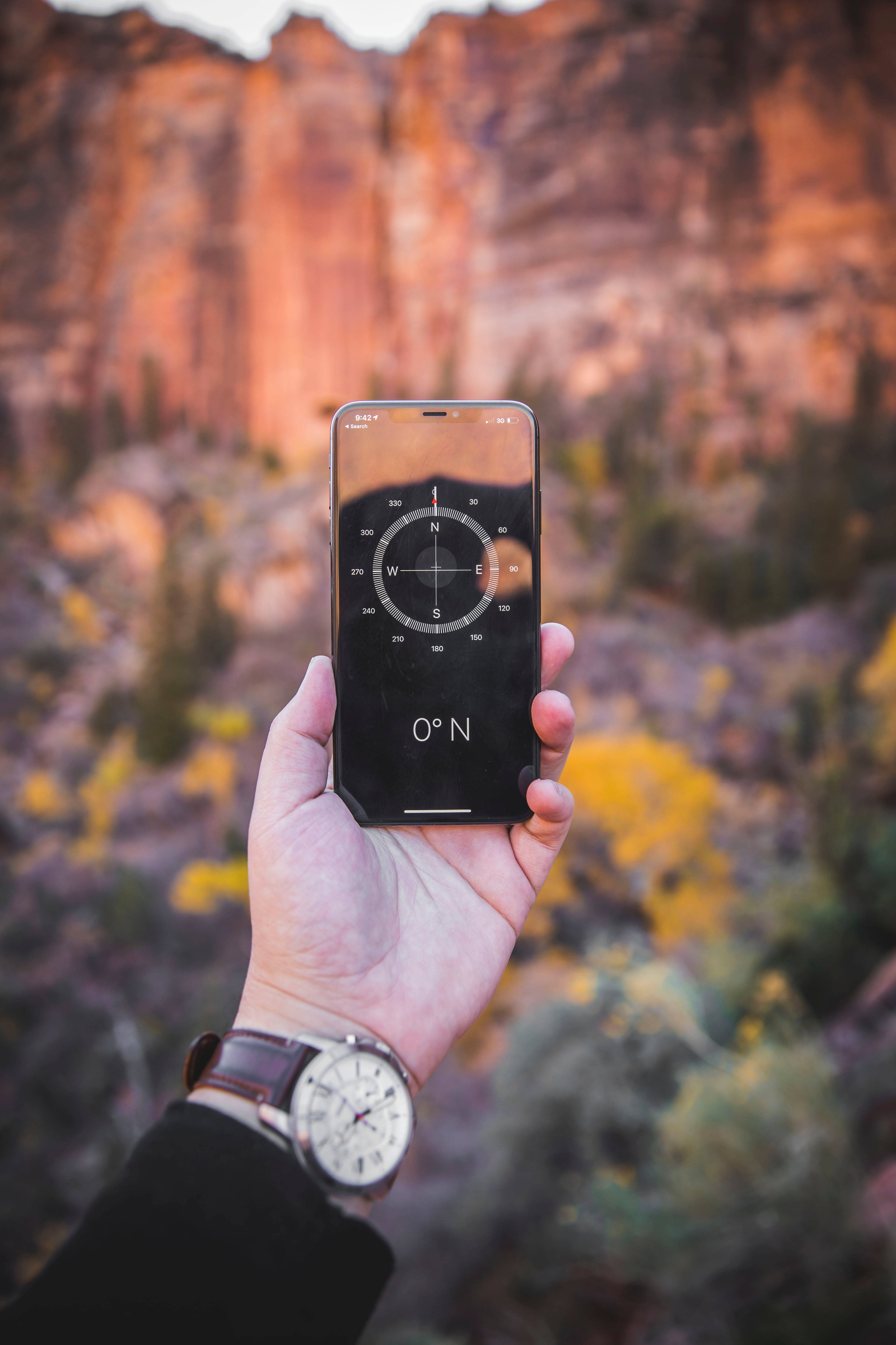 iPhone Xs Max Kompass Bakgrunner