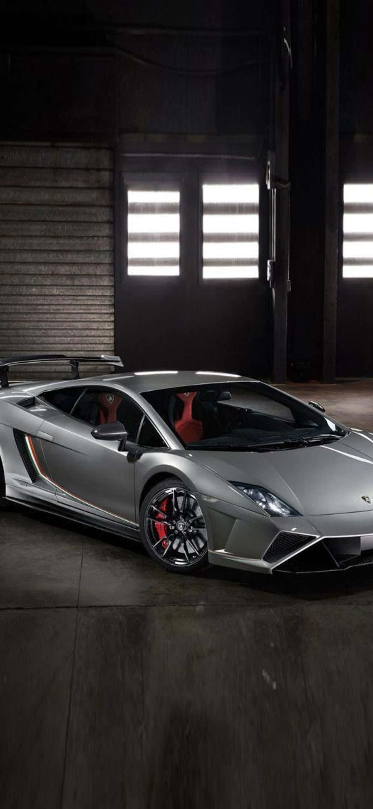 iPhone XS Max Lamborghini Gallardo LP 570 Bakgrunn Bakgrunner