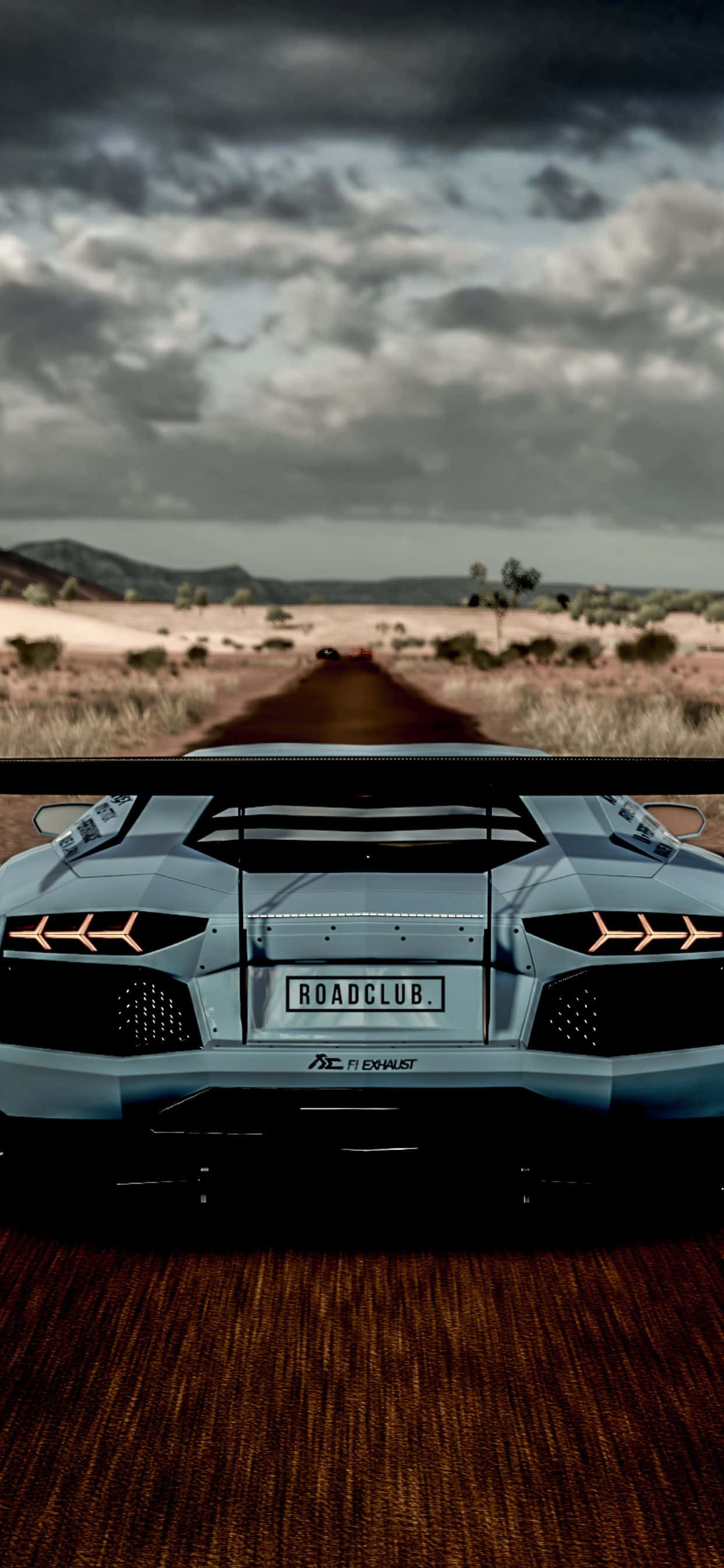 iPhone XS Max Lamborghini Aventador Bak Bakgrunn Bakgrunner