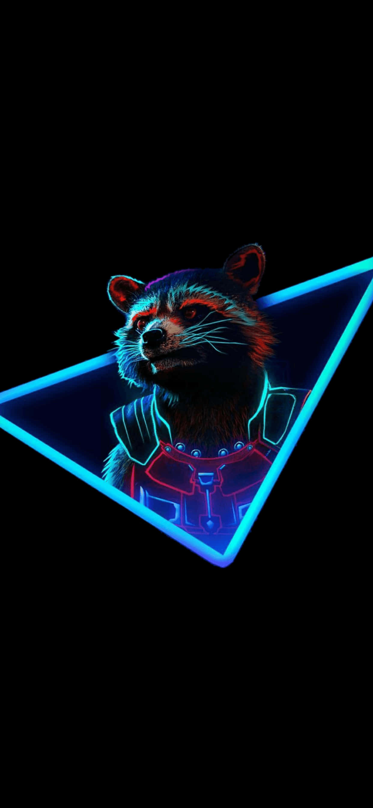 iPhone XS Max Marvel Rocket Raccoon Bakgrunn Bakgrunner