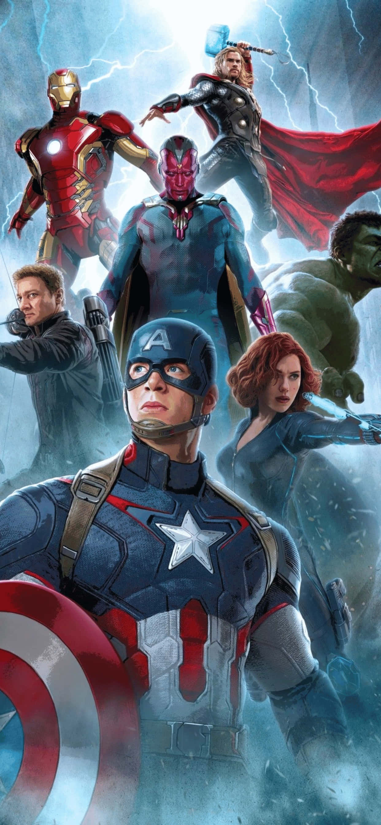 iPhone XS Max Marvel Første Avengers Bakgrunn Bakgrunner