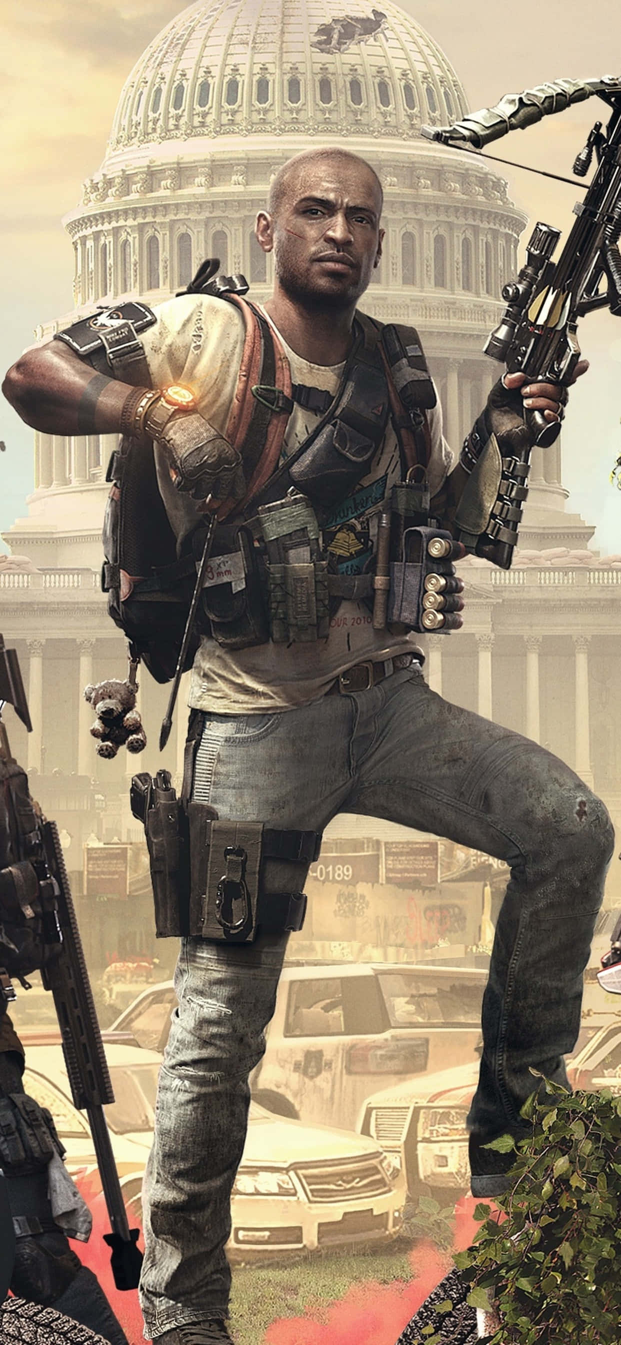 iPhone Xs Max og The Division: En Vinnende Kombinasjon Bakgrunner