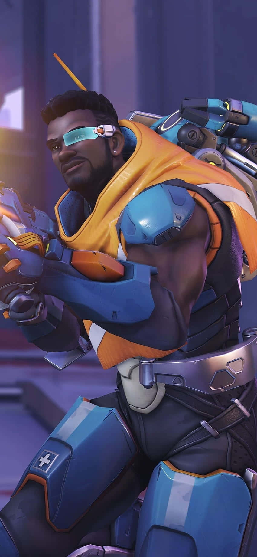 iPhone Xs Max Overwatch Bakgrunn Baptiste Smilende Bakgrunner