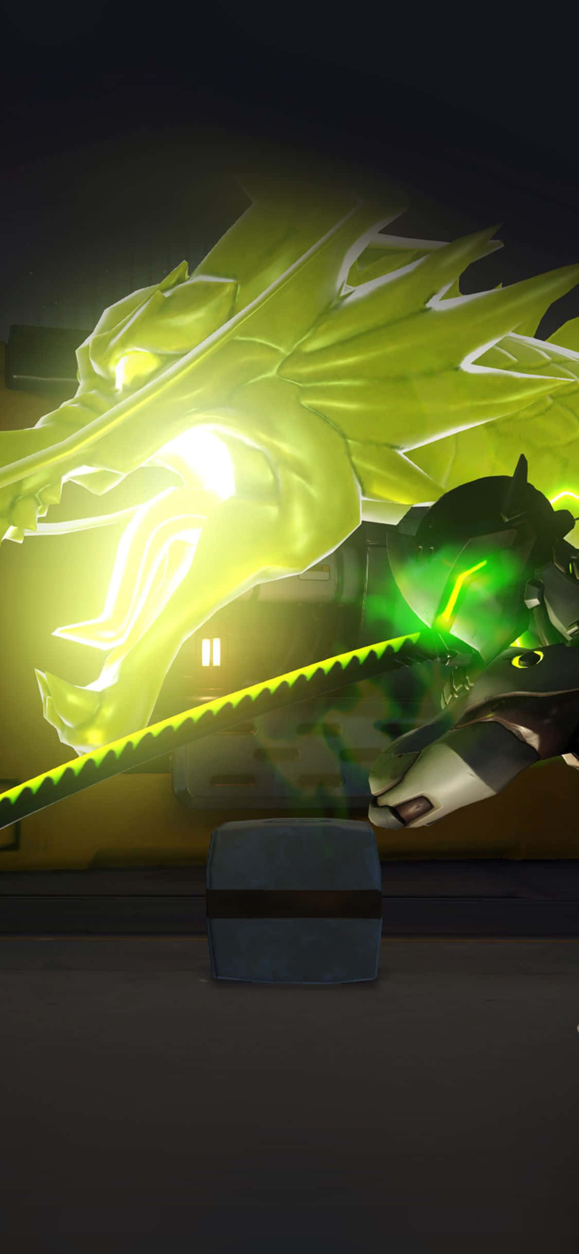 iPhone Xs Max Overwatch Bakgrunn Genji Dragekraft Bakgrunner