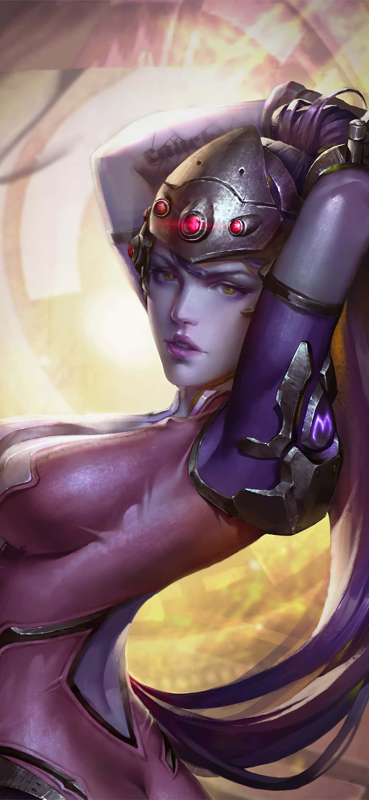 iPhone Xs Max Overwatch Bakgrunn Widowmaker Hot Pose Bakgrunner