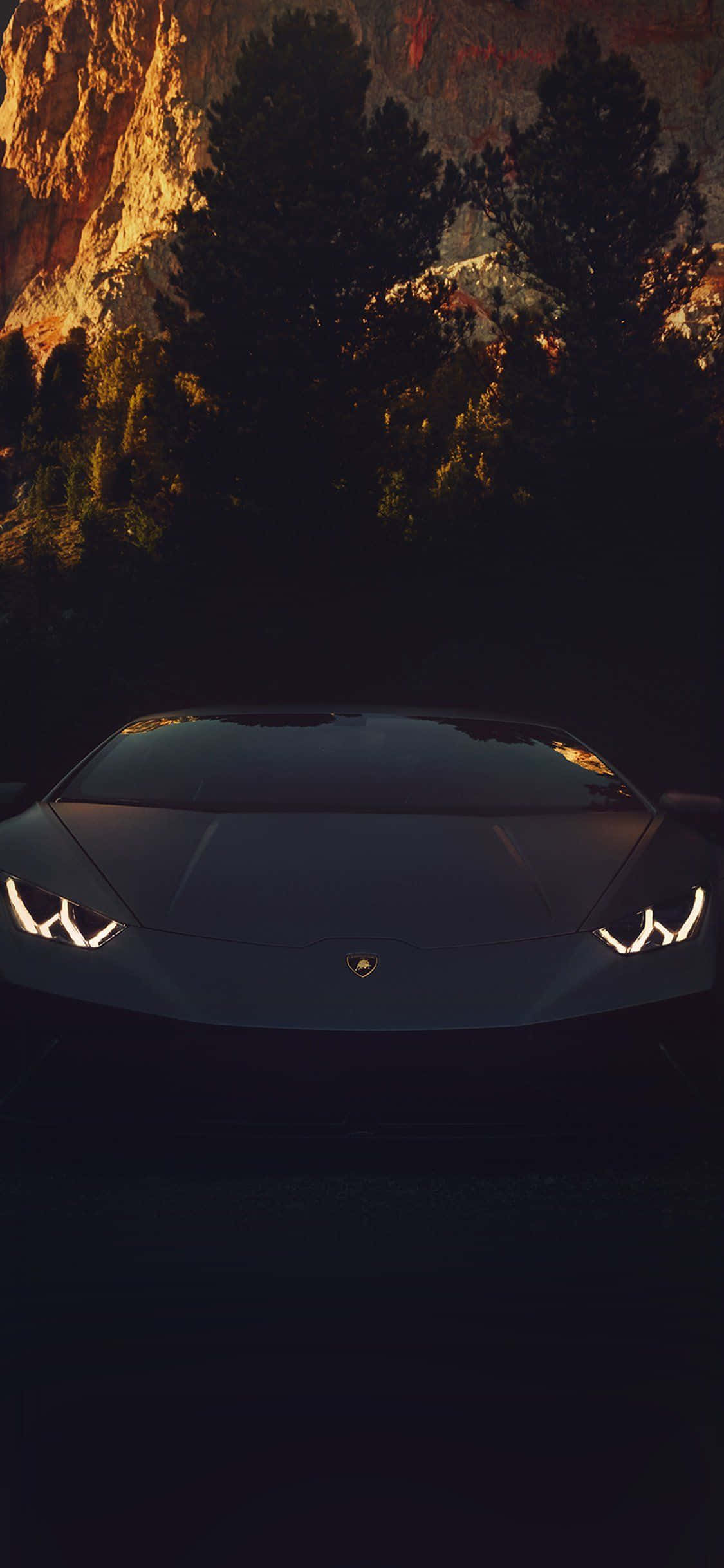 iPhone XS Max Project Cars 2 Helt Sort Lamborghini Aventador Bakgrunn Bakgrunner