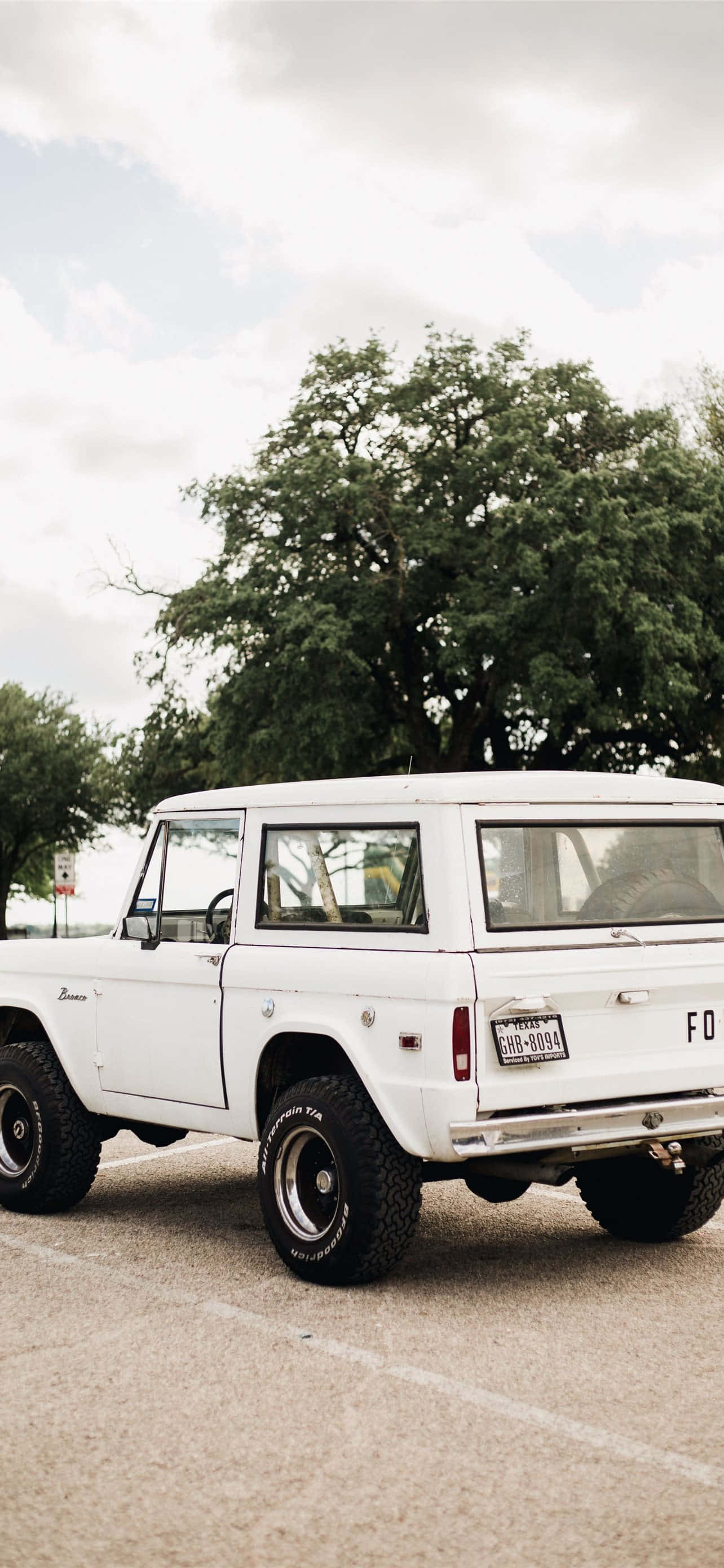 iPhone XS Max Project Cars 2 Hvit Ford Bronco Bakgrunn Bakgrunner