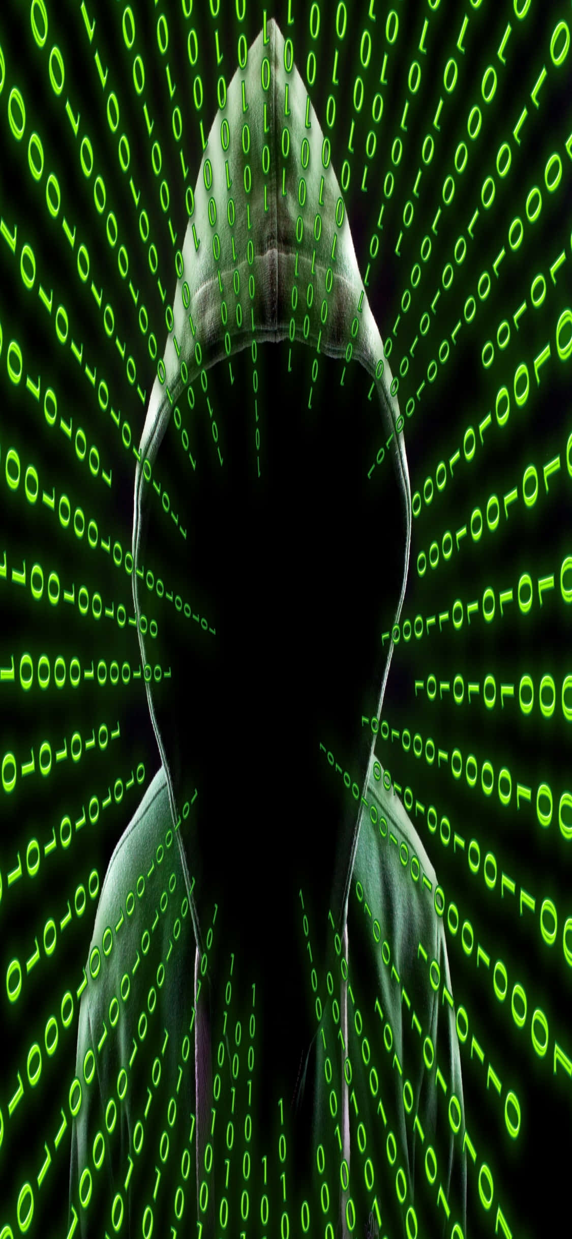 iPhone Xs Programmeringsbakgrunn Hacker-hette Bakgrunner