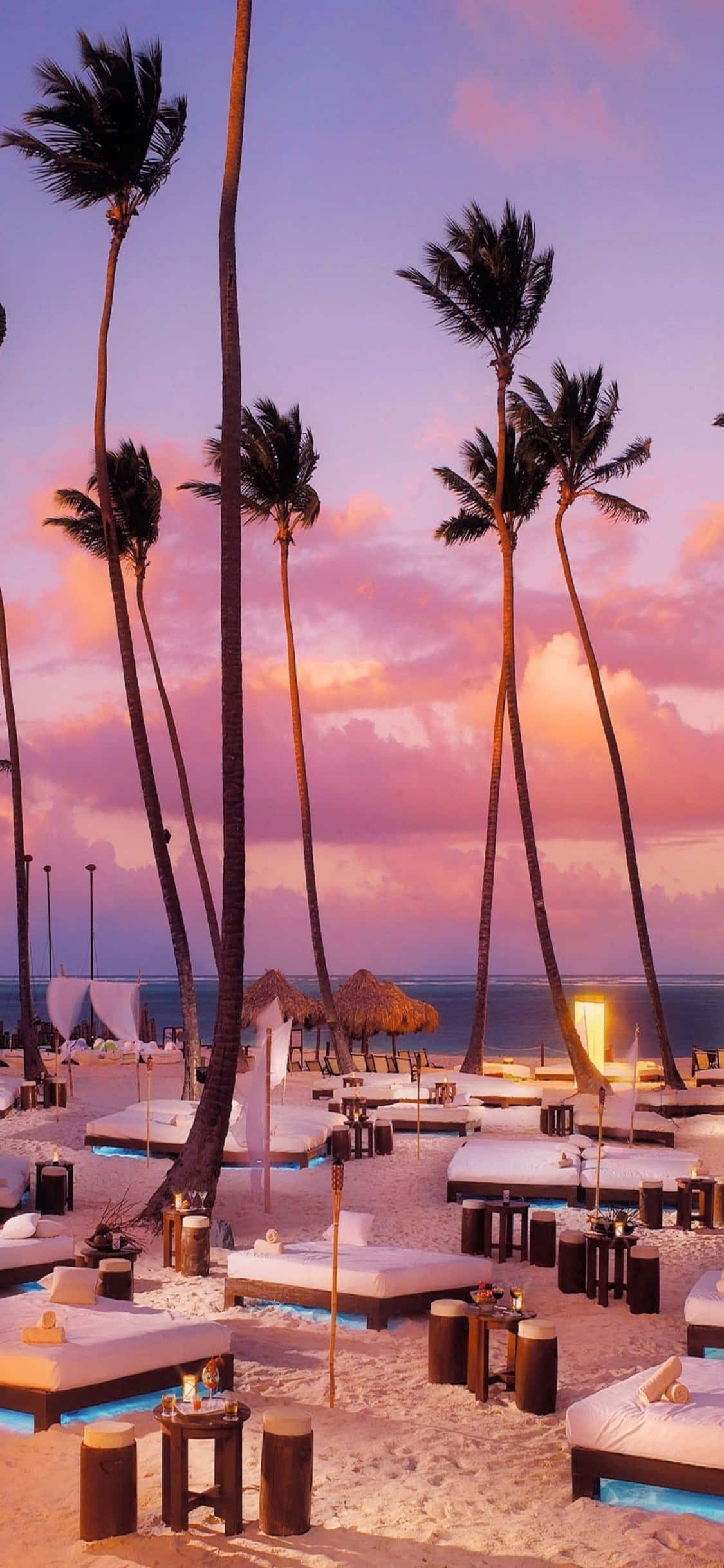iPhone XS Punta Cana Strandbakgrunn Bakgrunner