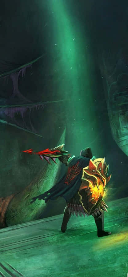 iPhone Xs Runescape-bakgrunn Kriger i en hule Bakgrunner