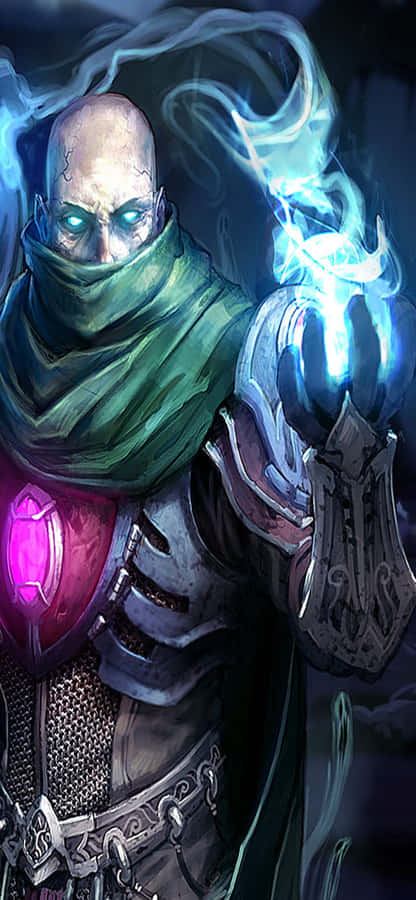 iPhone Xs Runescape Bakgrunn Nomad Viser Frem Kreftene Sine Bakgrunner