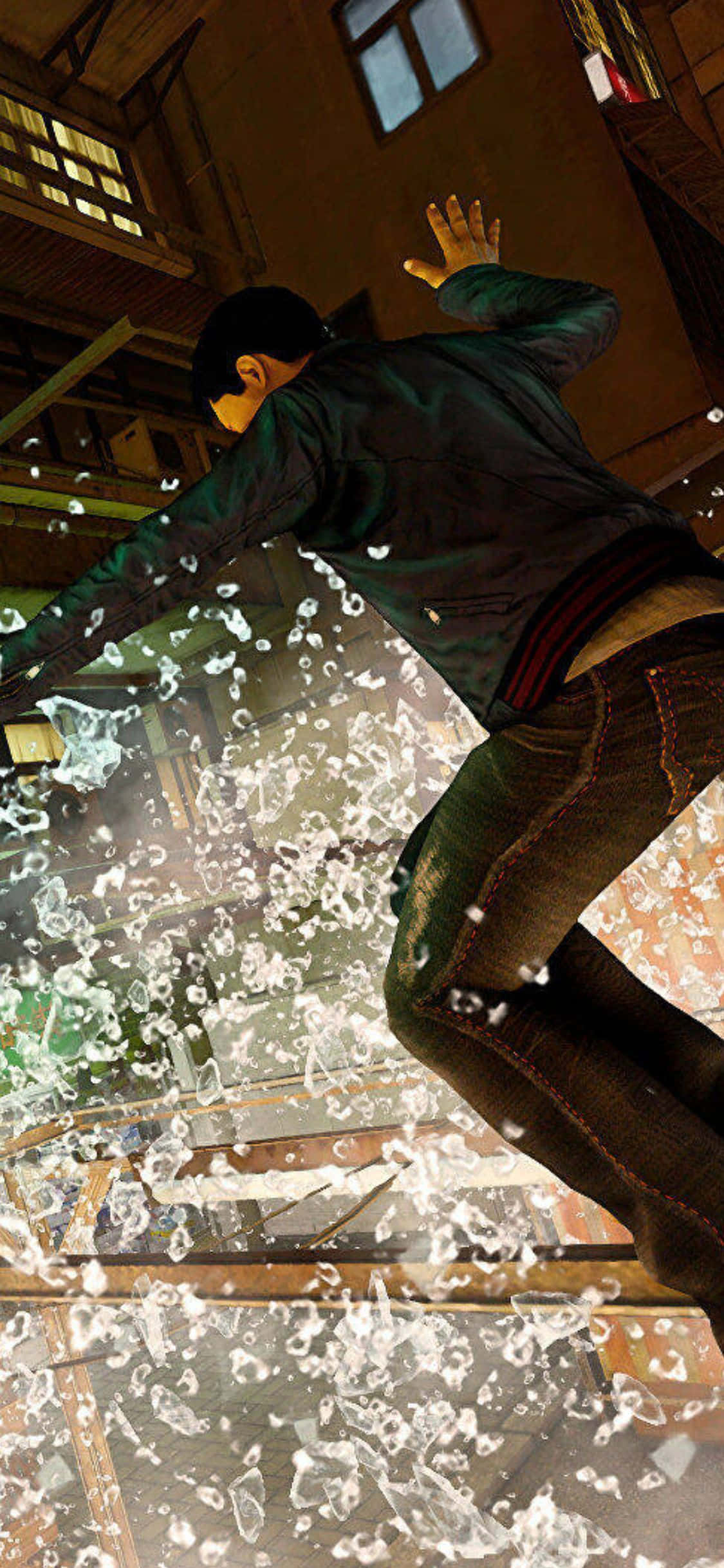 iPhone Xs Sleeping Dogs Glass Roof Bakgrunn Bakgrunner
